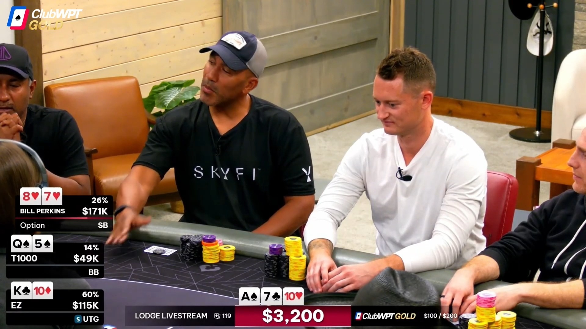 AK杂色凌空allin 20万刀！你的JJ敢跟吗？！ Lodge Live 第1季第4集 德州扑克