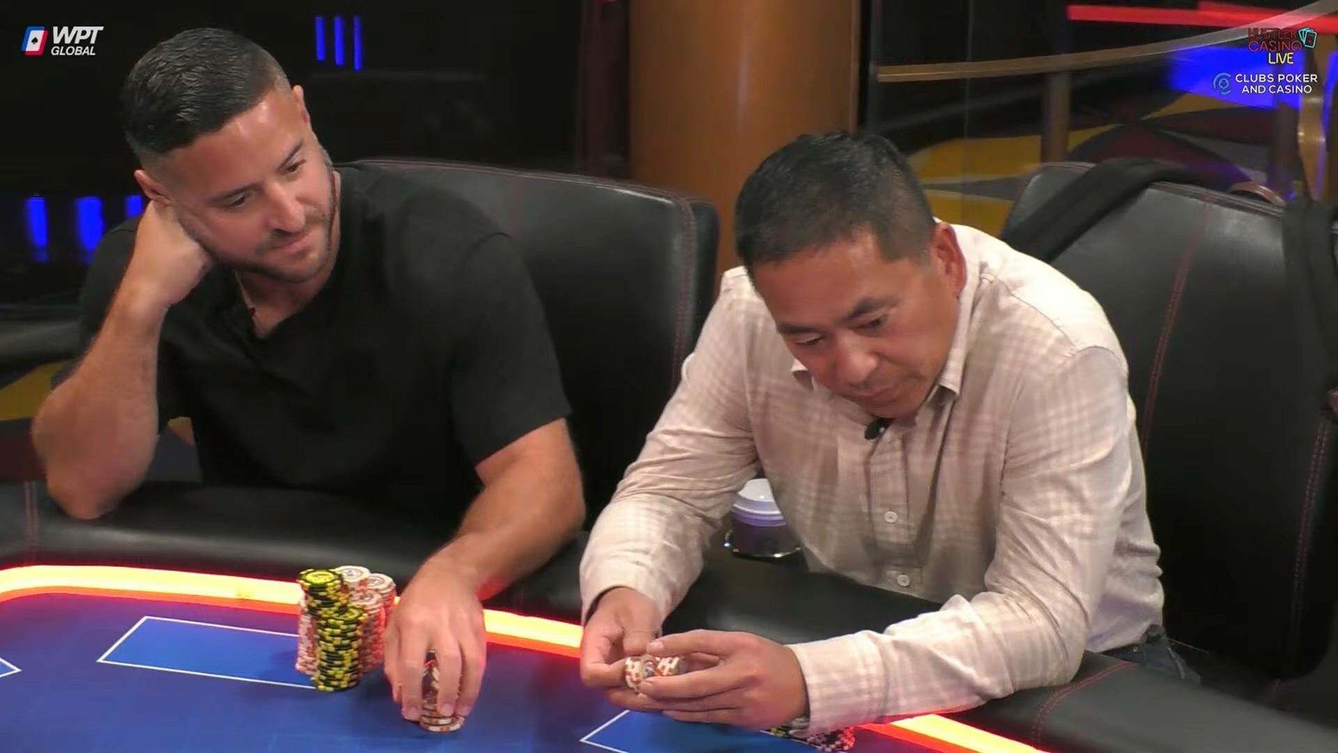 hustler4.3|老炮david输光中途离场。Jungleman, Triple D, Henry _ Mike Nia