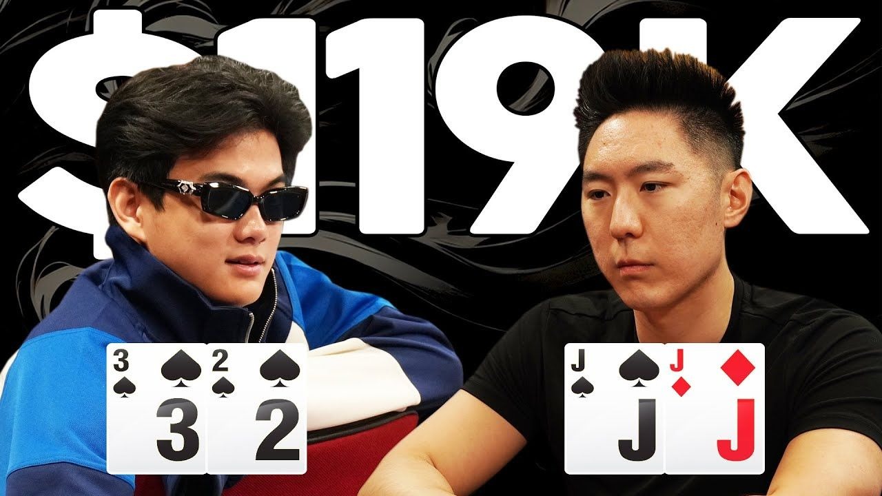 扑克经典综艺《HCL》精彩集锦：$119,000巨额底池！Jasper 贴脸开大 Luda Chris ！
