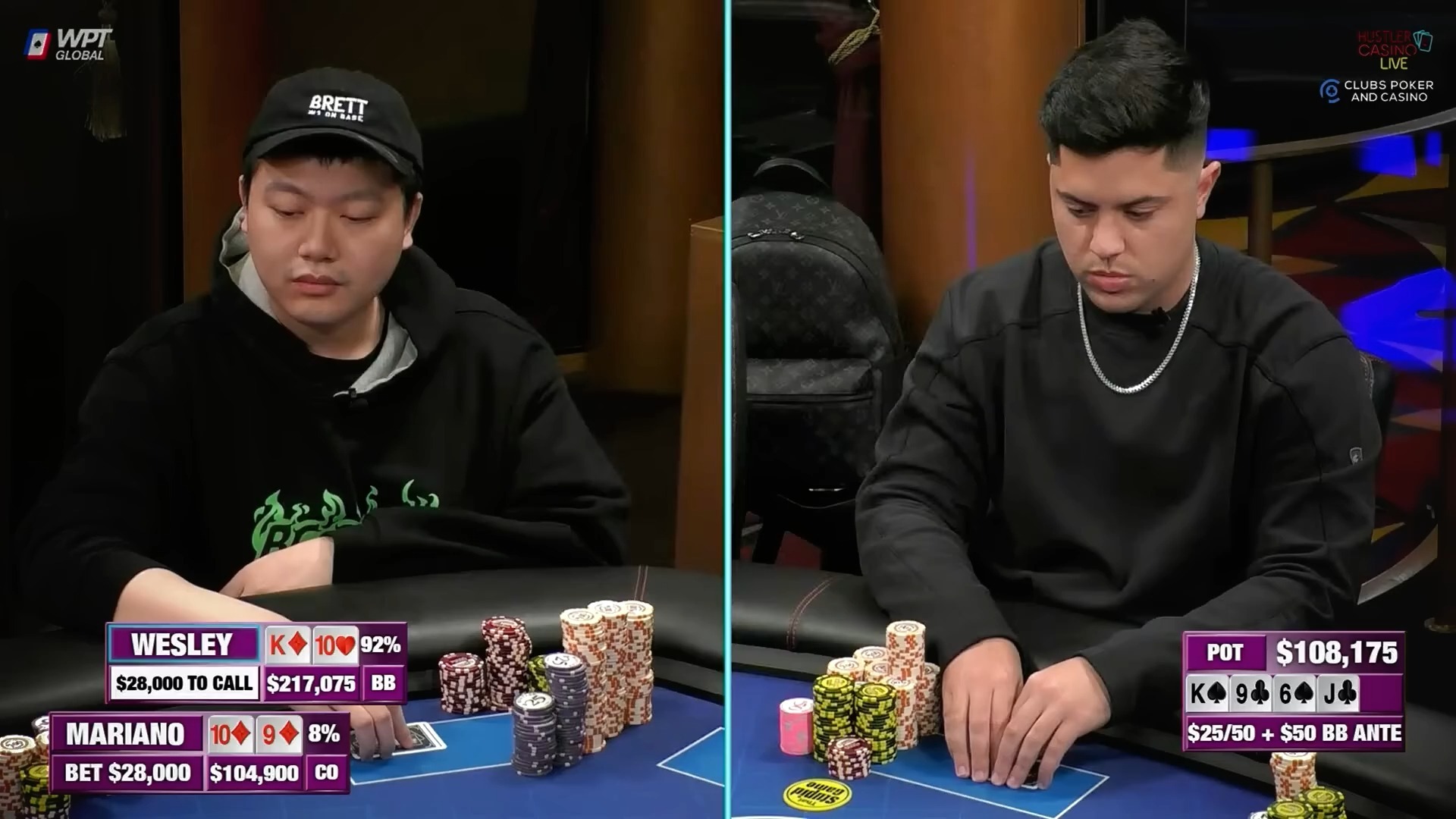 $611,000 POT_!_ Mariano 跟 Wesley 拼了！一战奠定江湖地位