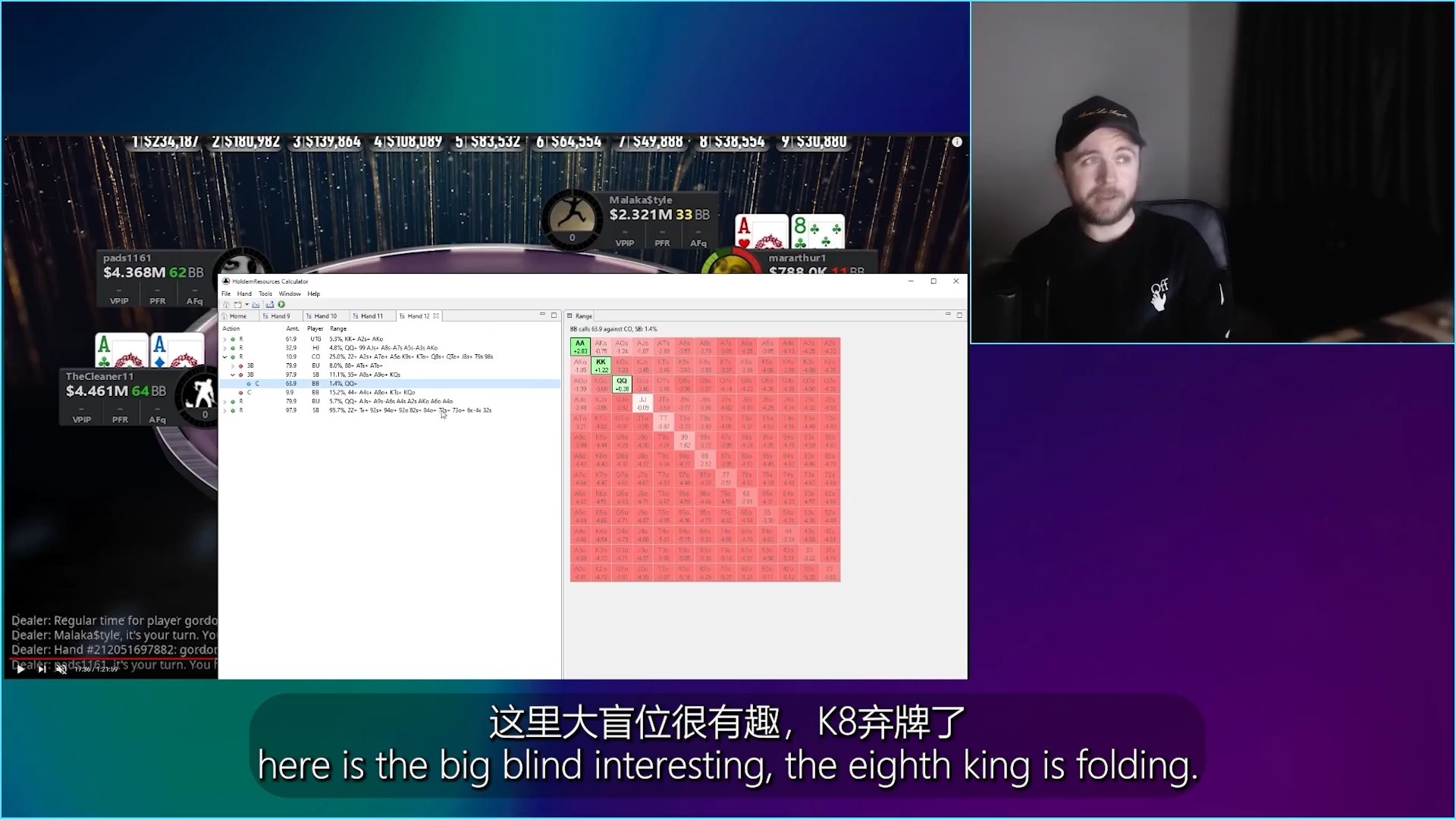 【ICM】来自PADS的10K决赛桌实战：单挑8大高手深度复盘（上）