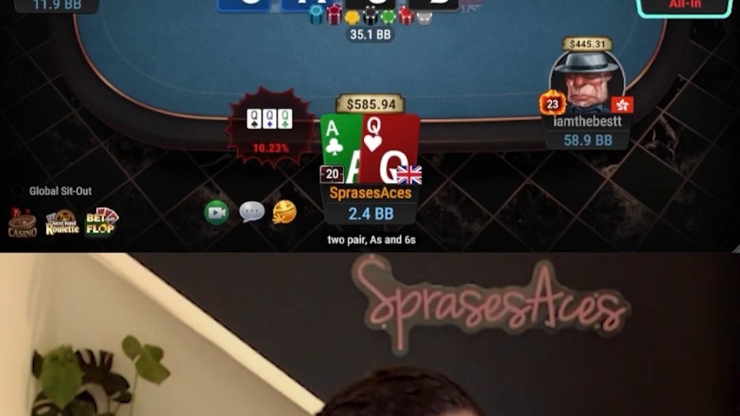 线上经典名场面：这手河牌绝杀，让职业牌手当场摔键盘！