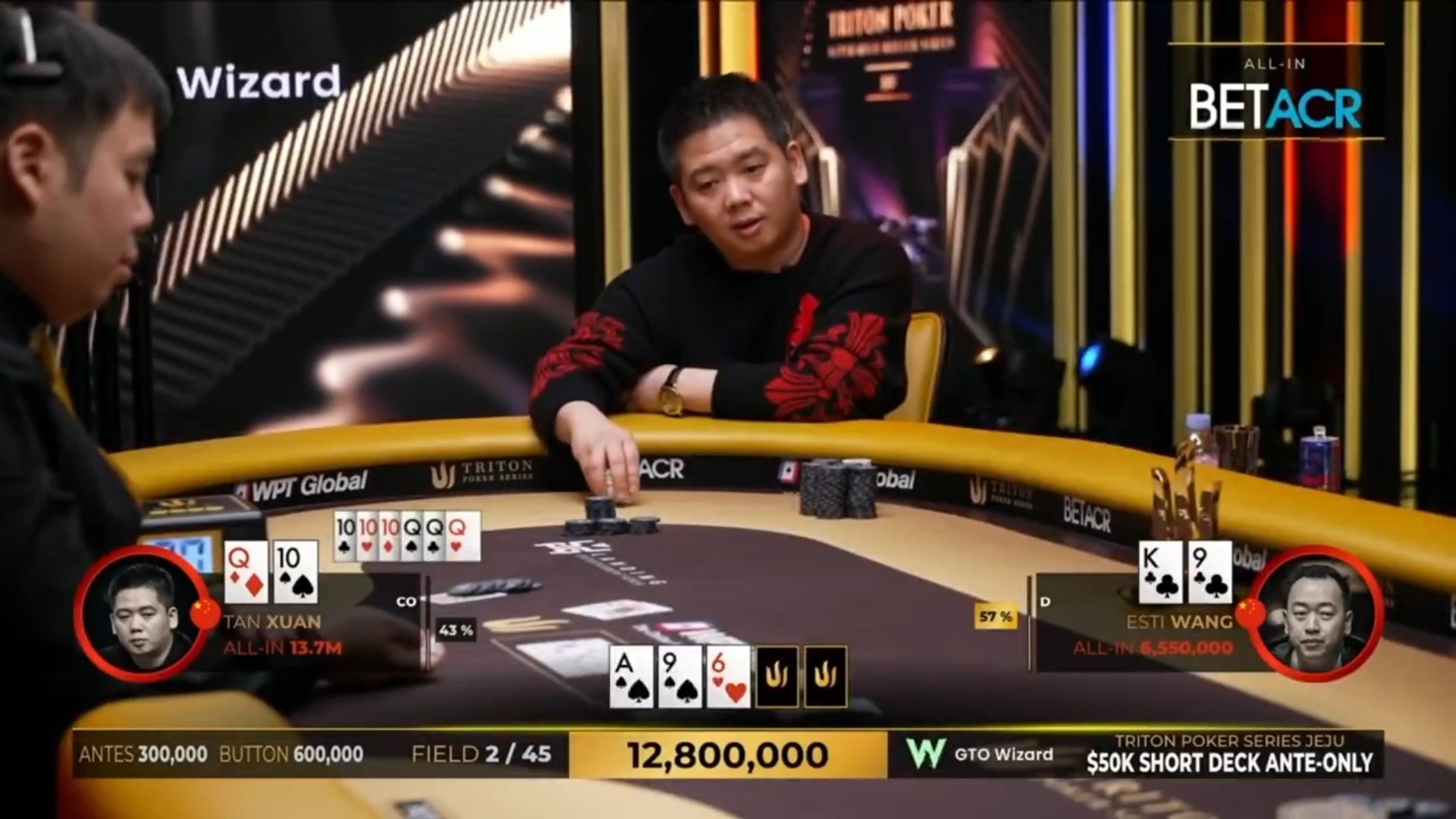 Triton Poker | 恭喜谭轩第三次斩获Triton短牌冠军🏆