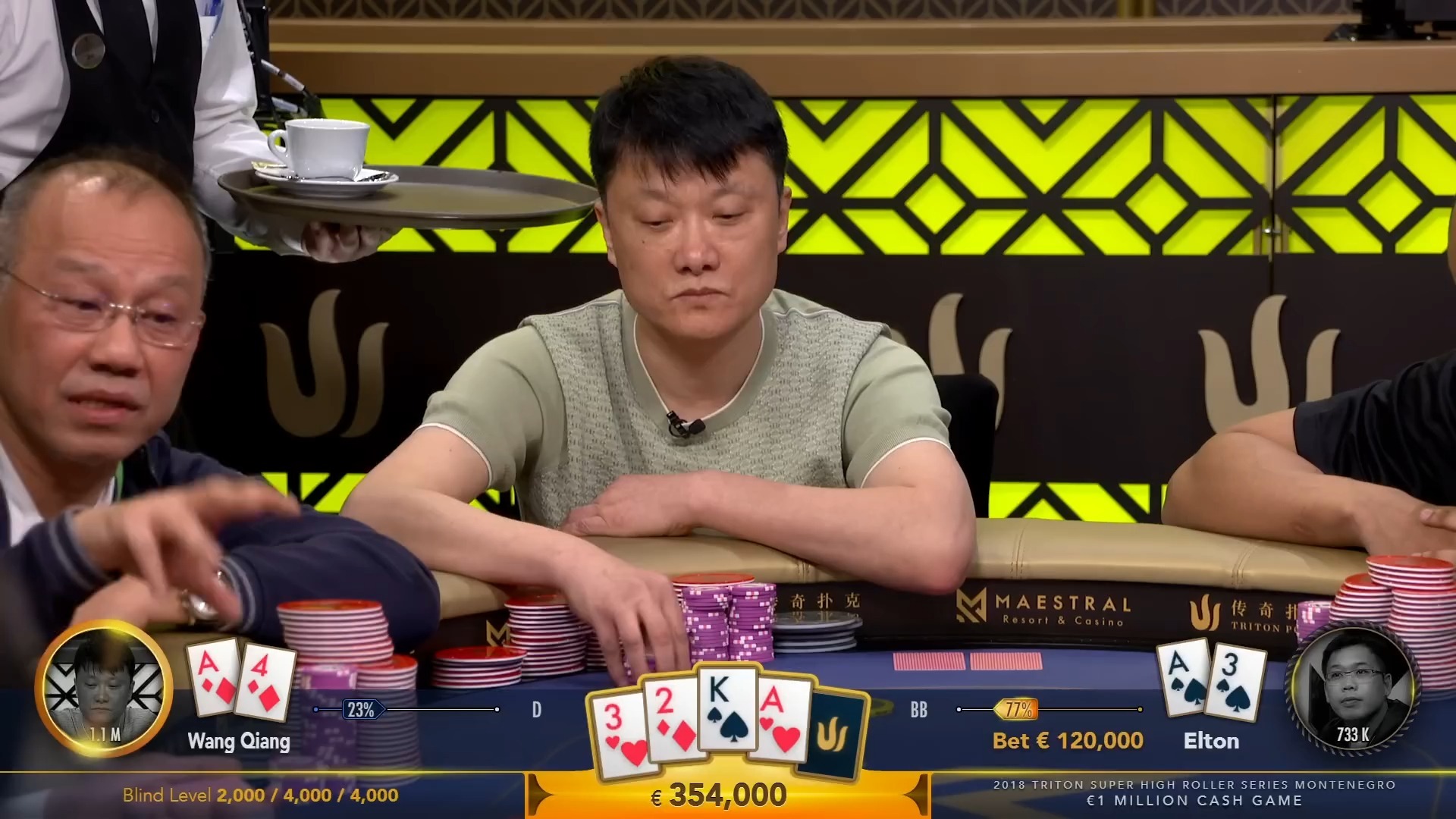 €1 Million Cash Game at 2018 Triton Poker Super High Roller Series Montenegro