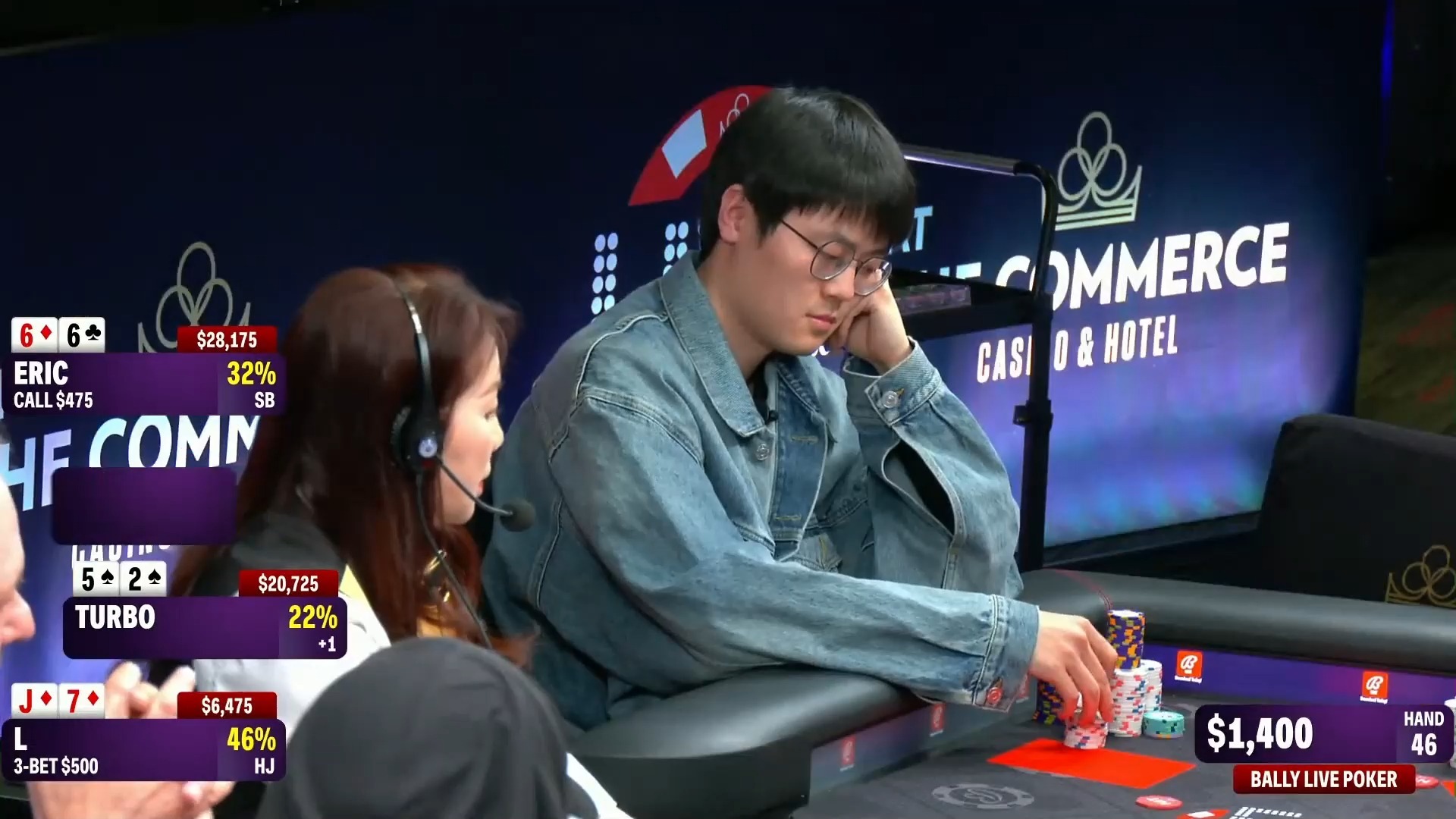 [Bally Poker]JackC Poker直播局首秀 中