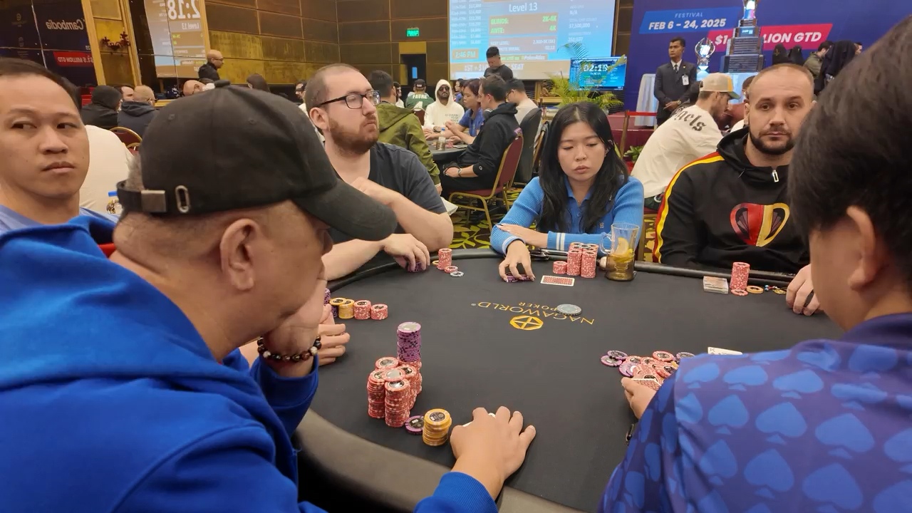 WPT主赛荣耀时刻:中国选手孙云升QQ拿下关键底池！