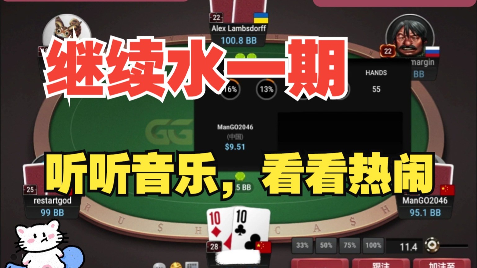继续水一期，密谋干大事