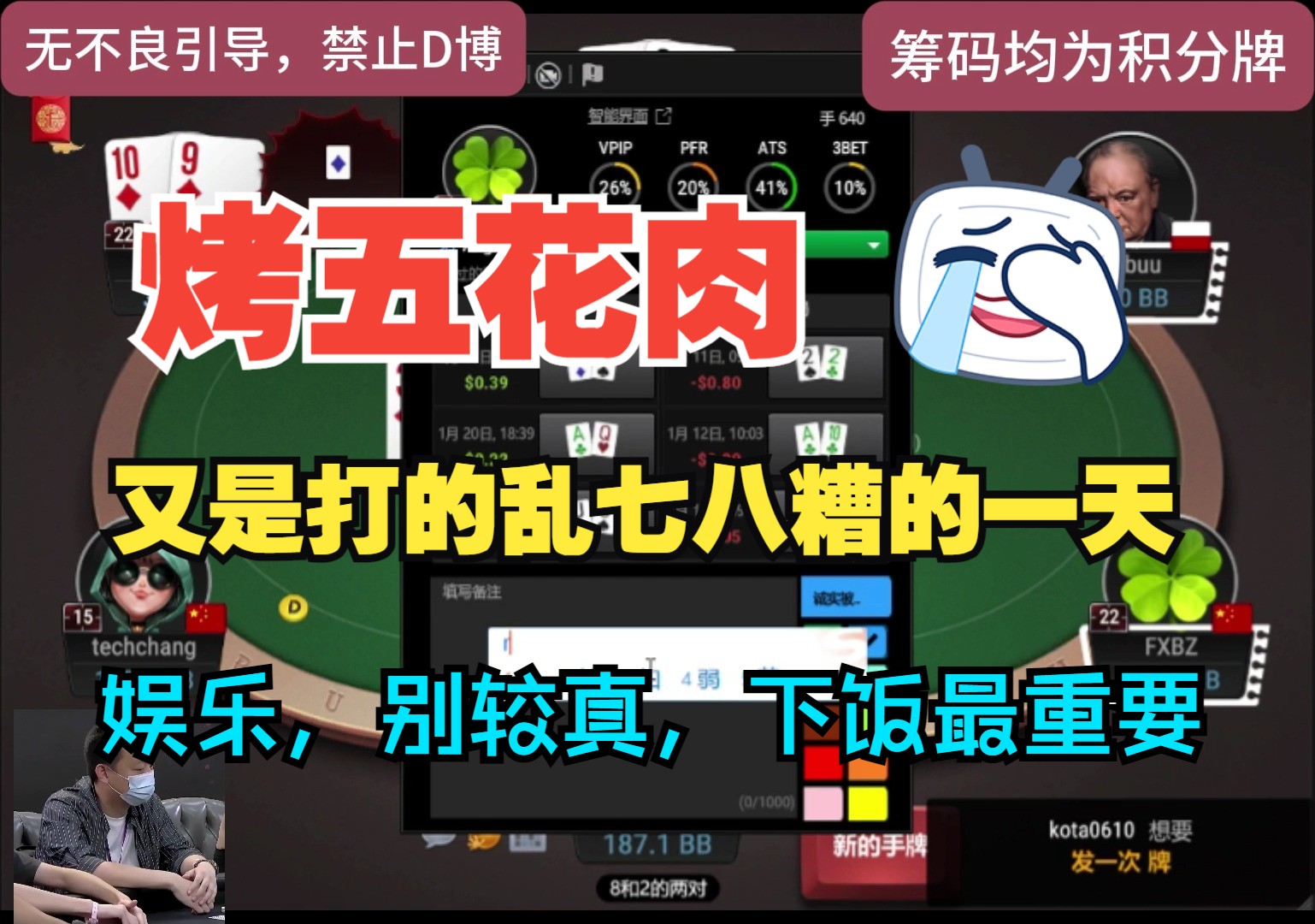 又是打的乱七八糟的一天，娱乐，别较真，下饭最重要