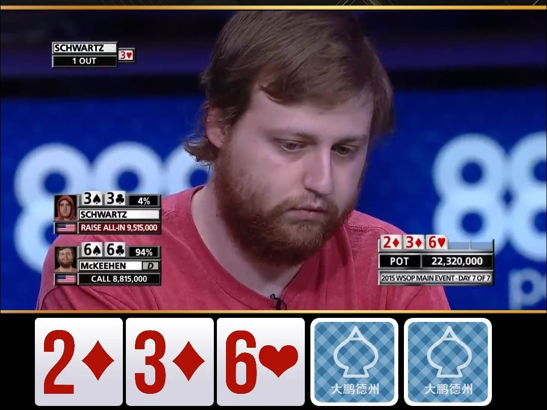 【大鹏竞技解说】WSOP上的冤家牌！
