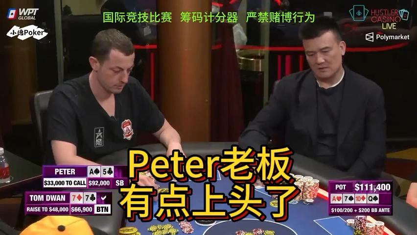 Peter是想要诈唬吗