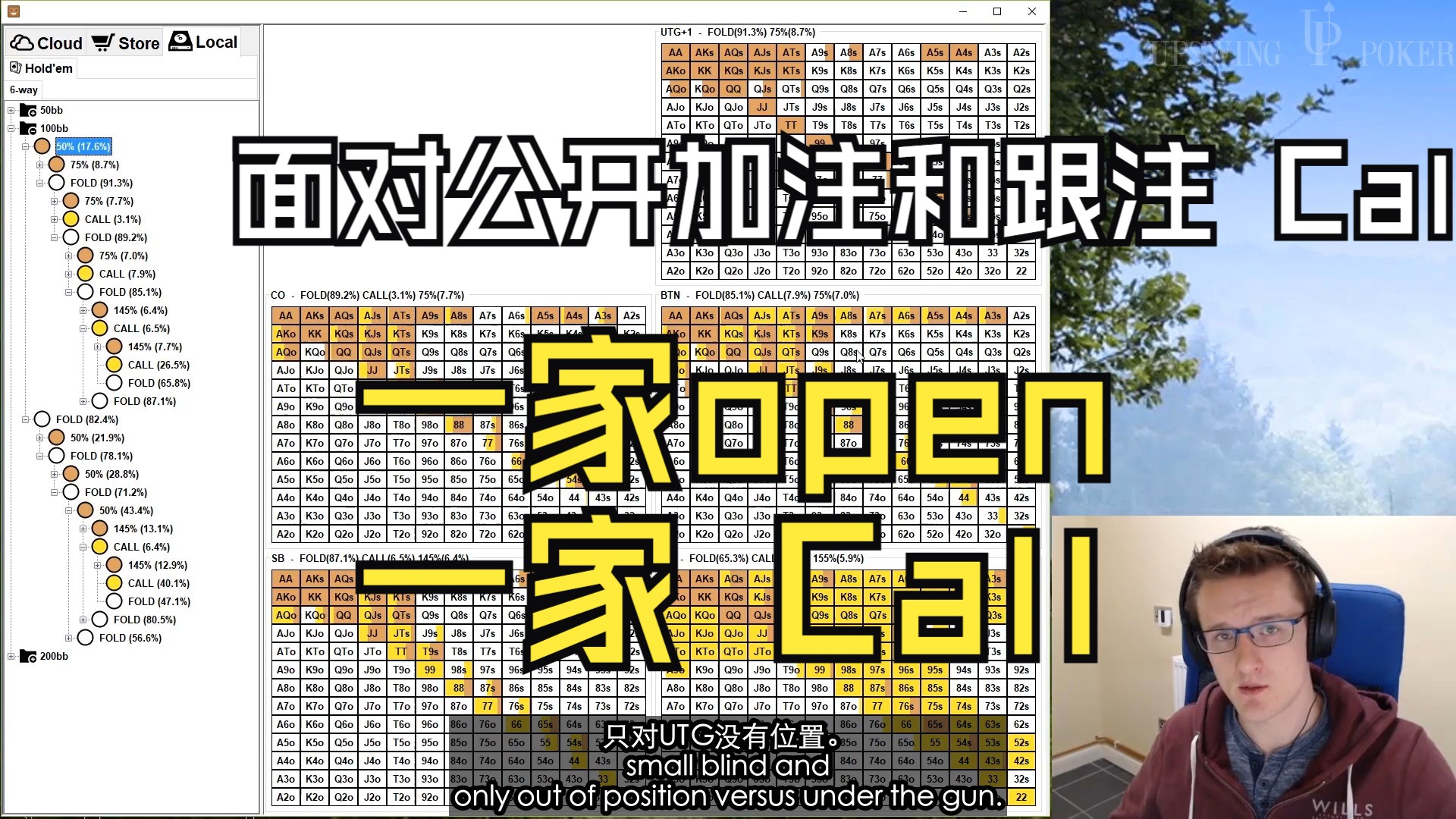 2.7【kanu7】面对公开加注和跟注(一家 open 一家 Call)