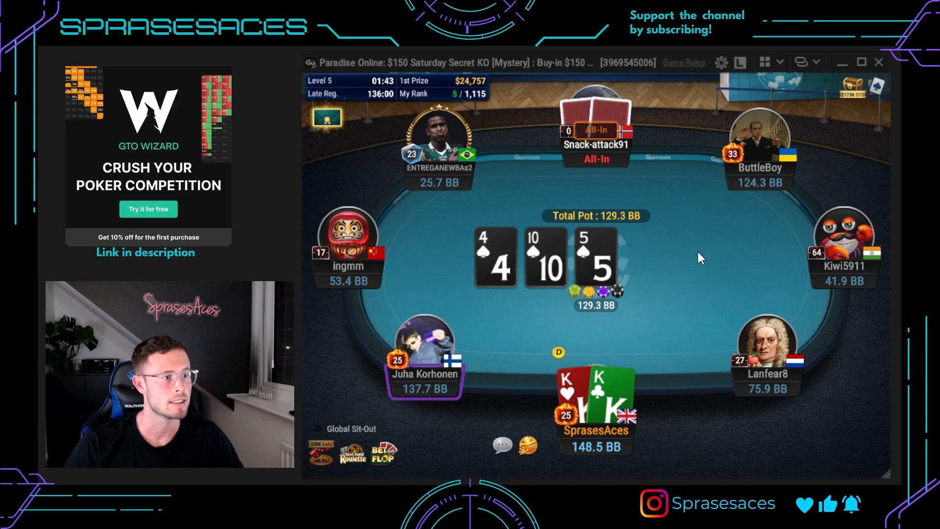 I Can't Stop Winning BOUNTIES in a $31,000 Top Mystery Bounty Tournament