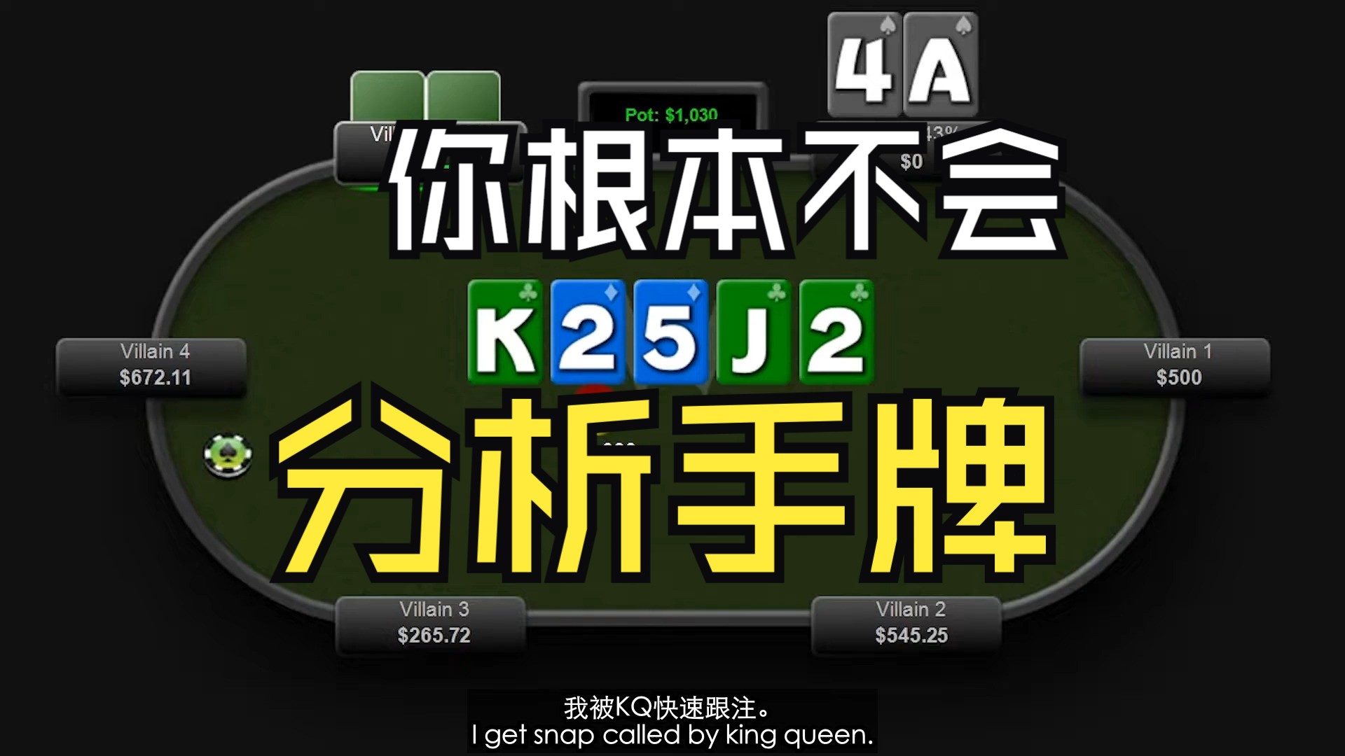 如何分析你的扑克手牌2021