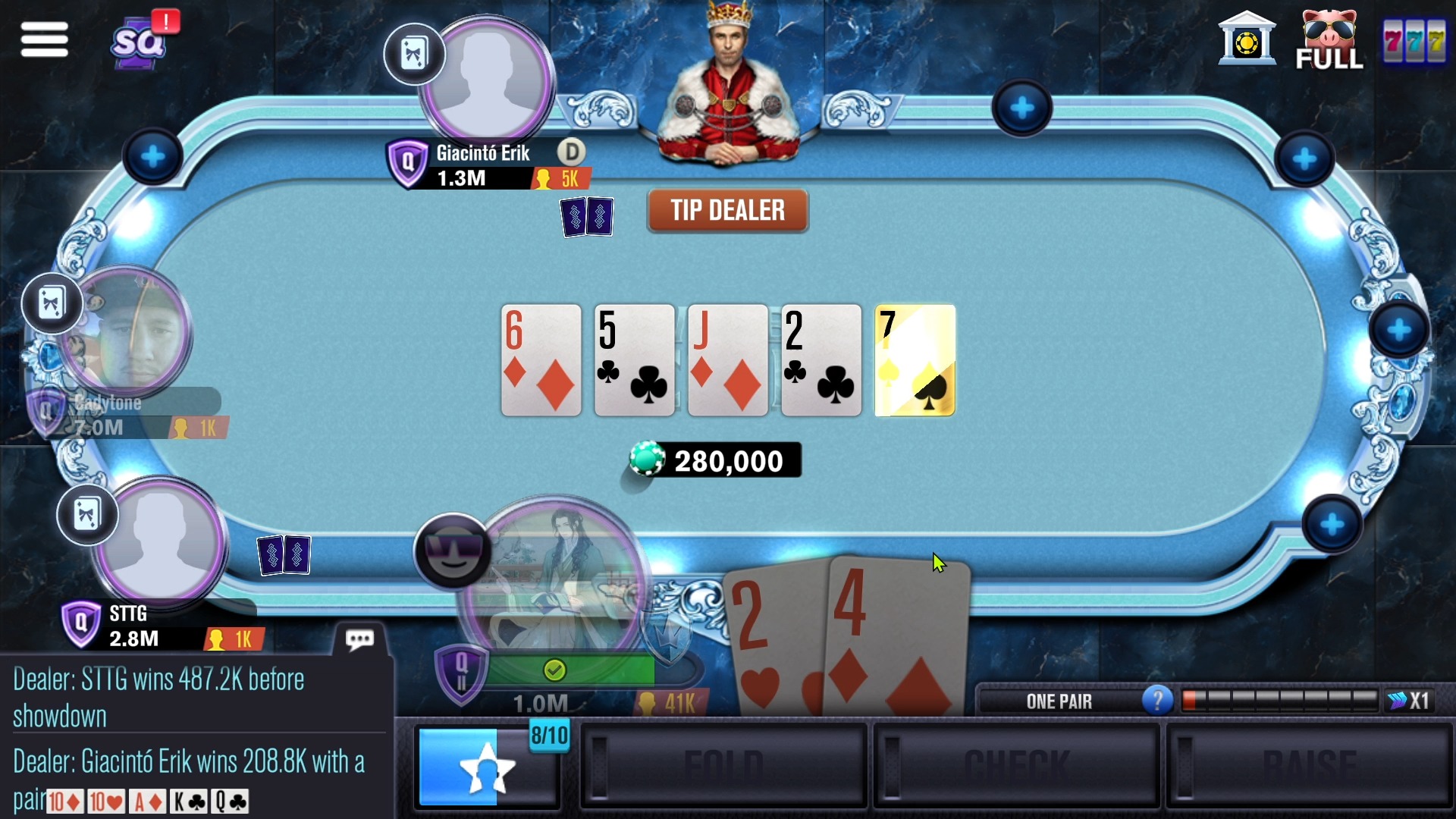 WSOP业余现金桌