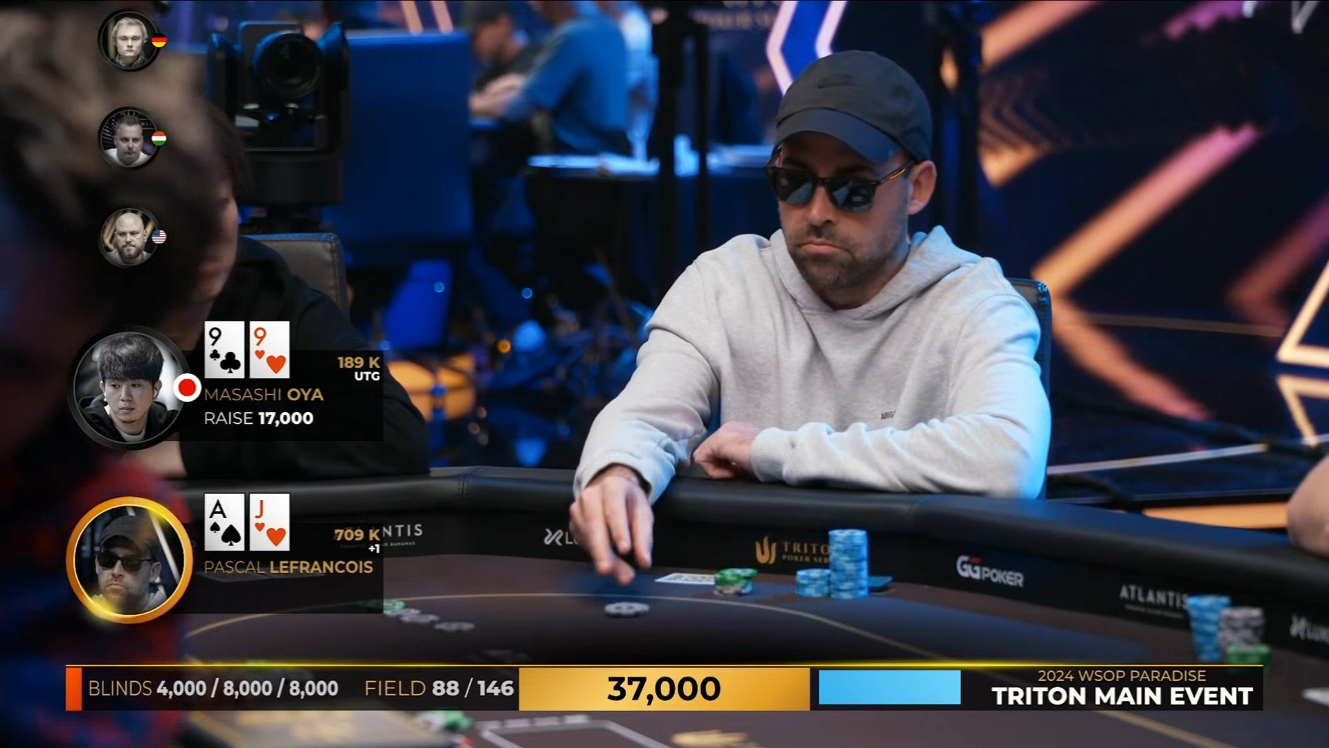 2024.12.11 直播 传奇扑克WSOP天堂岛 $100k买入 第6集