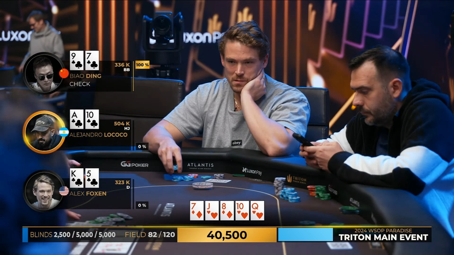 2024.12.11 直播 传奇扑克WSOP天堂岛 $100k买入 第5集