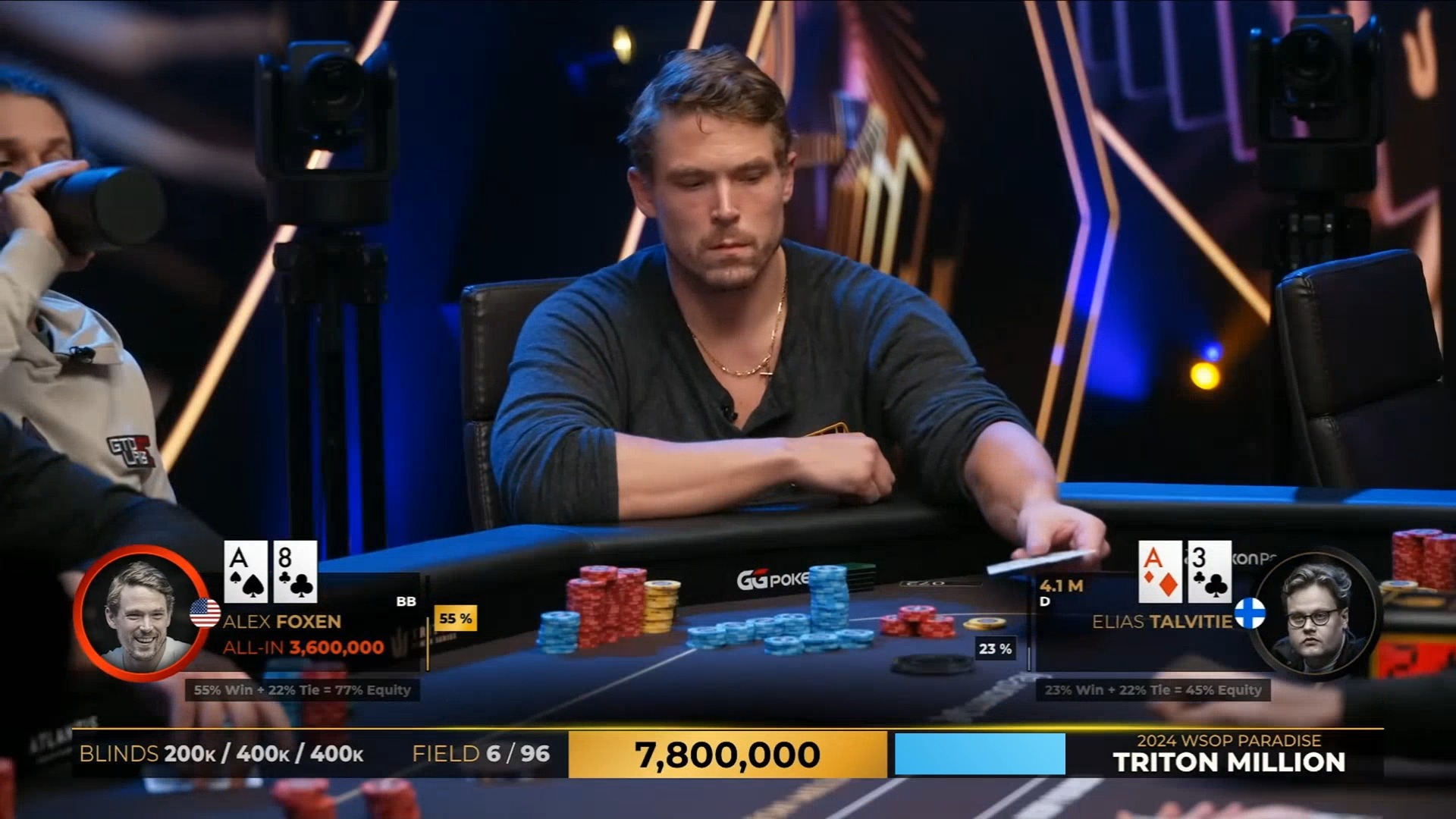 2024.12.10 直播 传奇扑克WSOP天堂岛 $500k买入 第3集