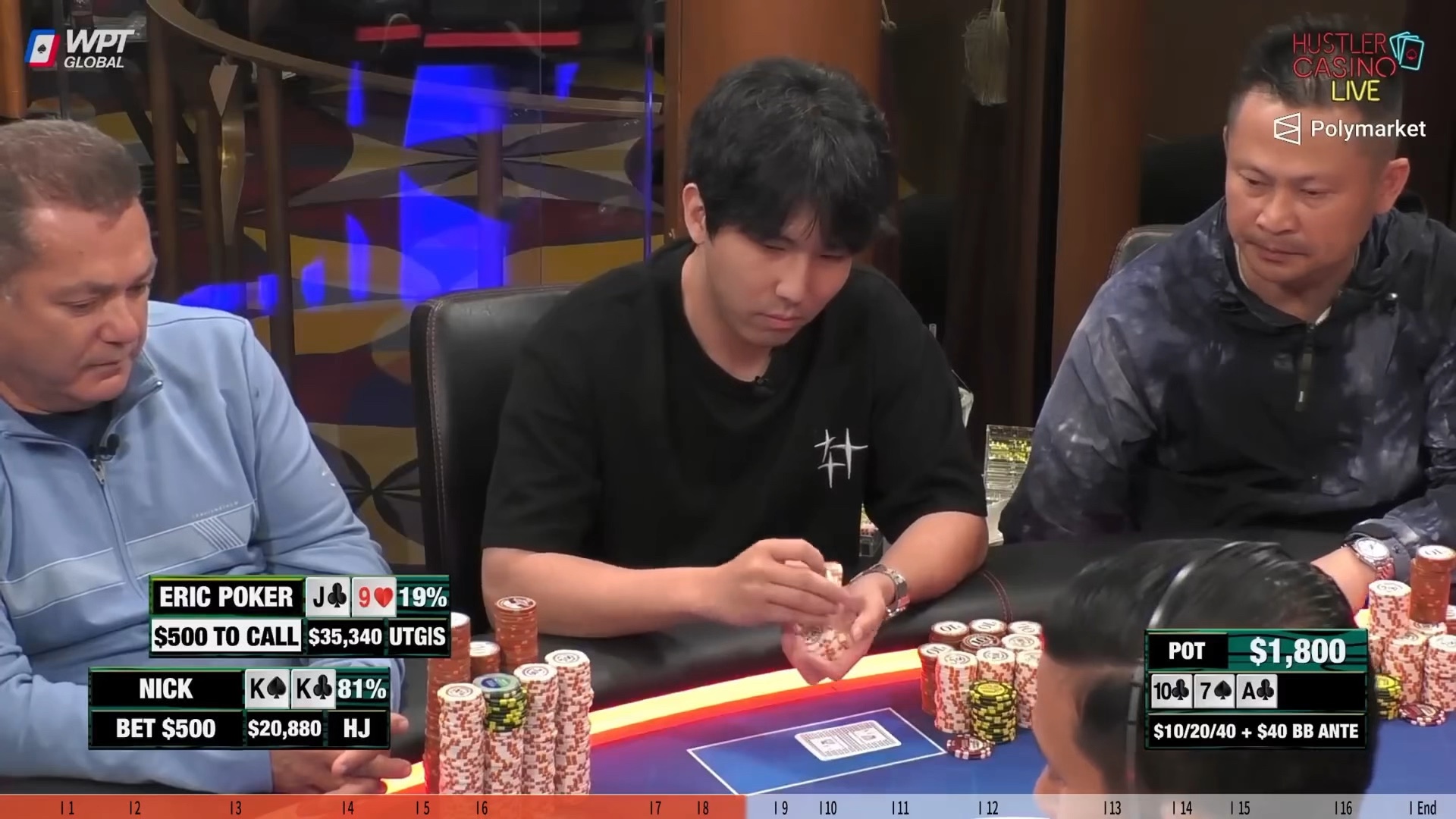 GGpoker Eric时隔一年再次上了Hustler比赛直播！