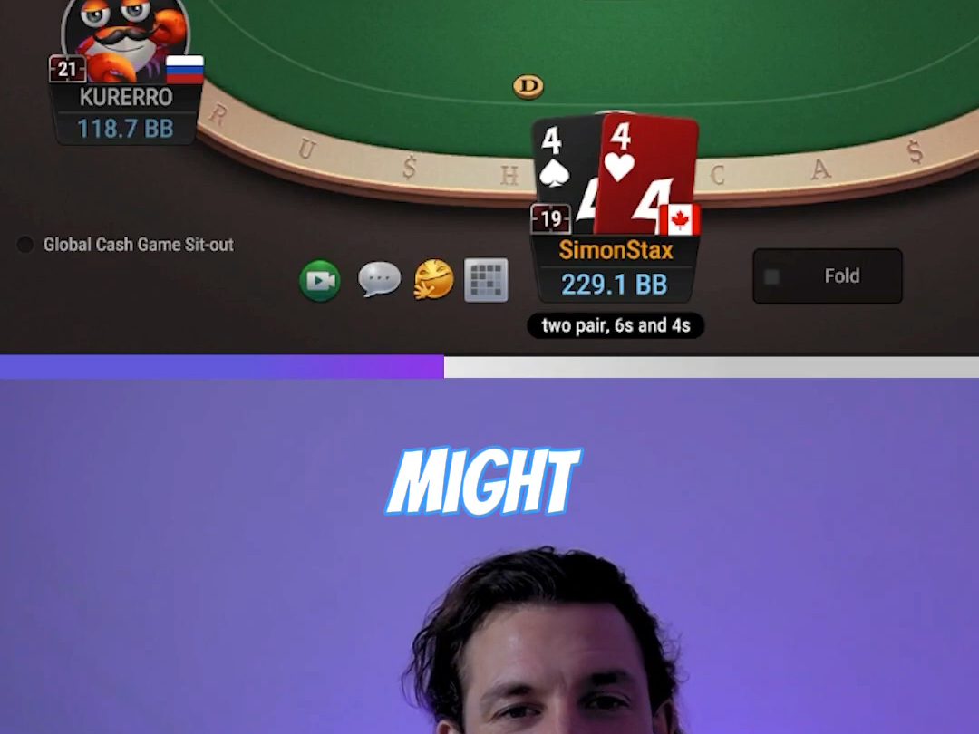 GGpoker 果然上帝是站在我们这边的，换做你们会弃掉吗？