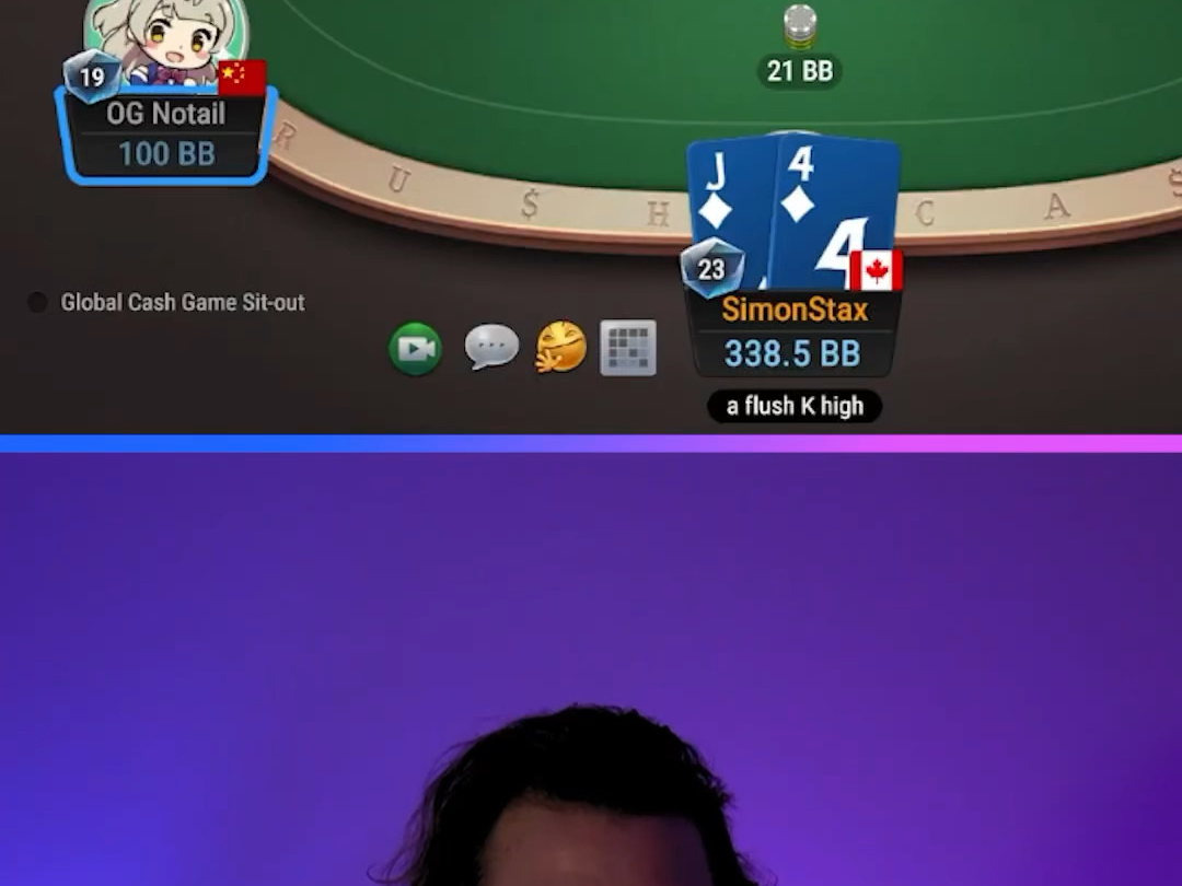 GGpoker 同花碰同花，也太惨了吧！