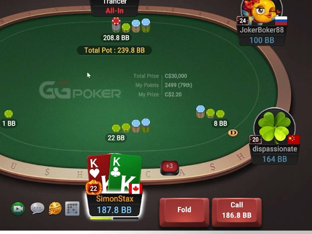 GGpoker 你们能在翻牌前弃掉KK吗？