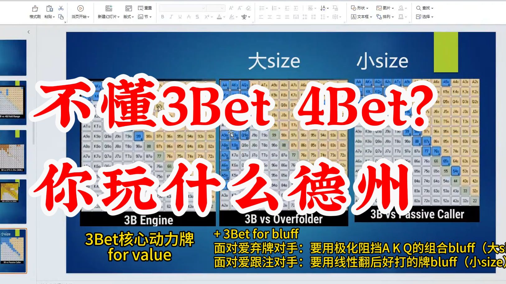 翻前不懂3Bet 4Bet？你玩什么德州！（会员视频试看）