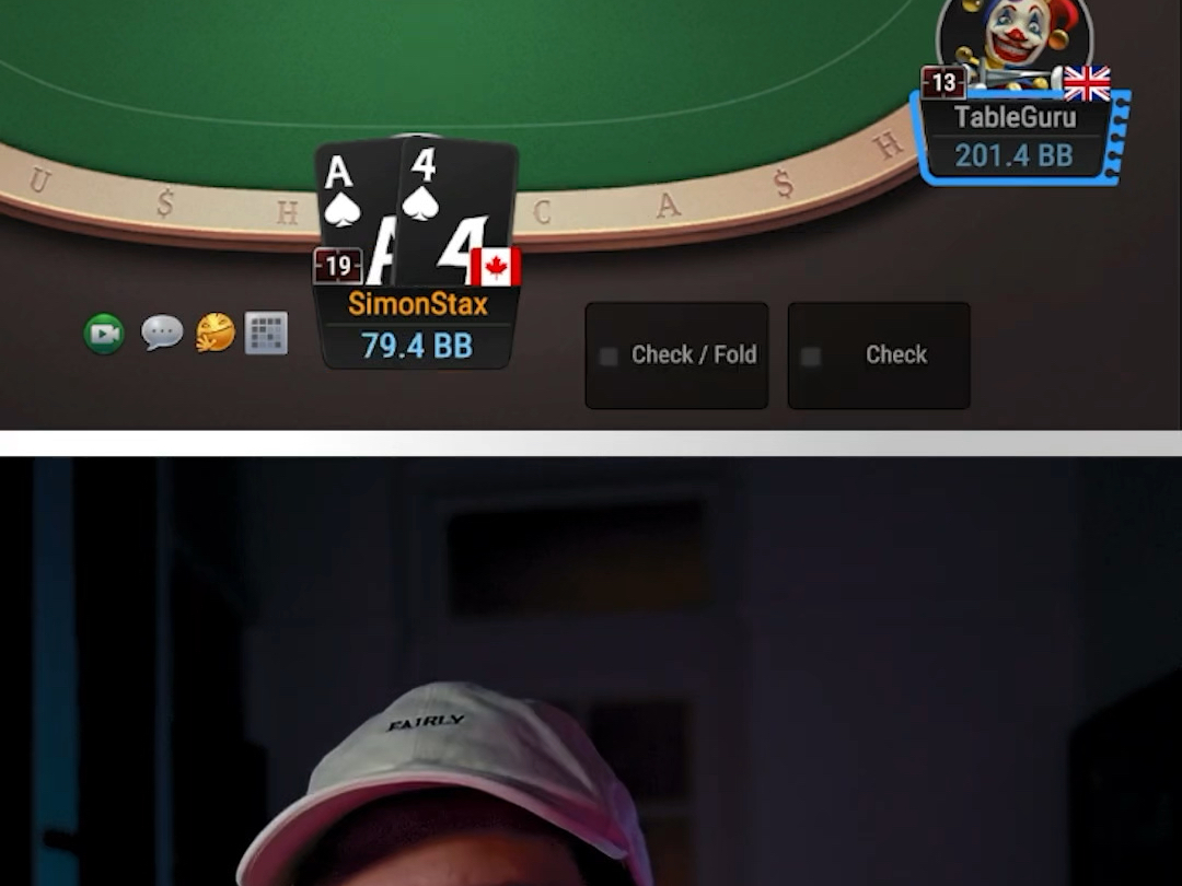 GGpoker 两个人相互虚张声势互不信任！