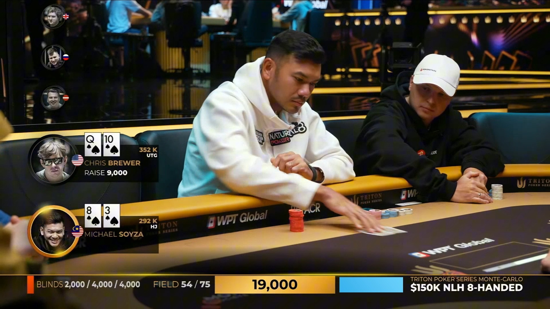 2024.11.11 直播 传奇扑克蒙特卡洛站12# $150k买入 DAY1 第2集