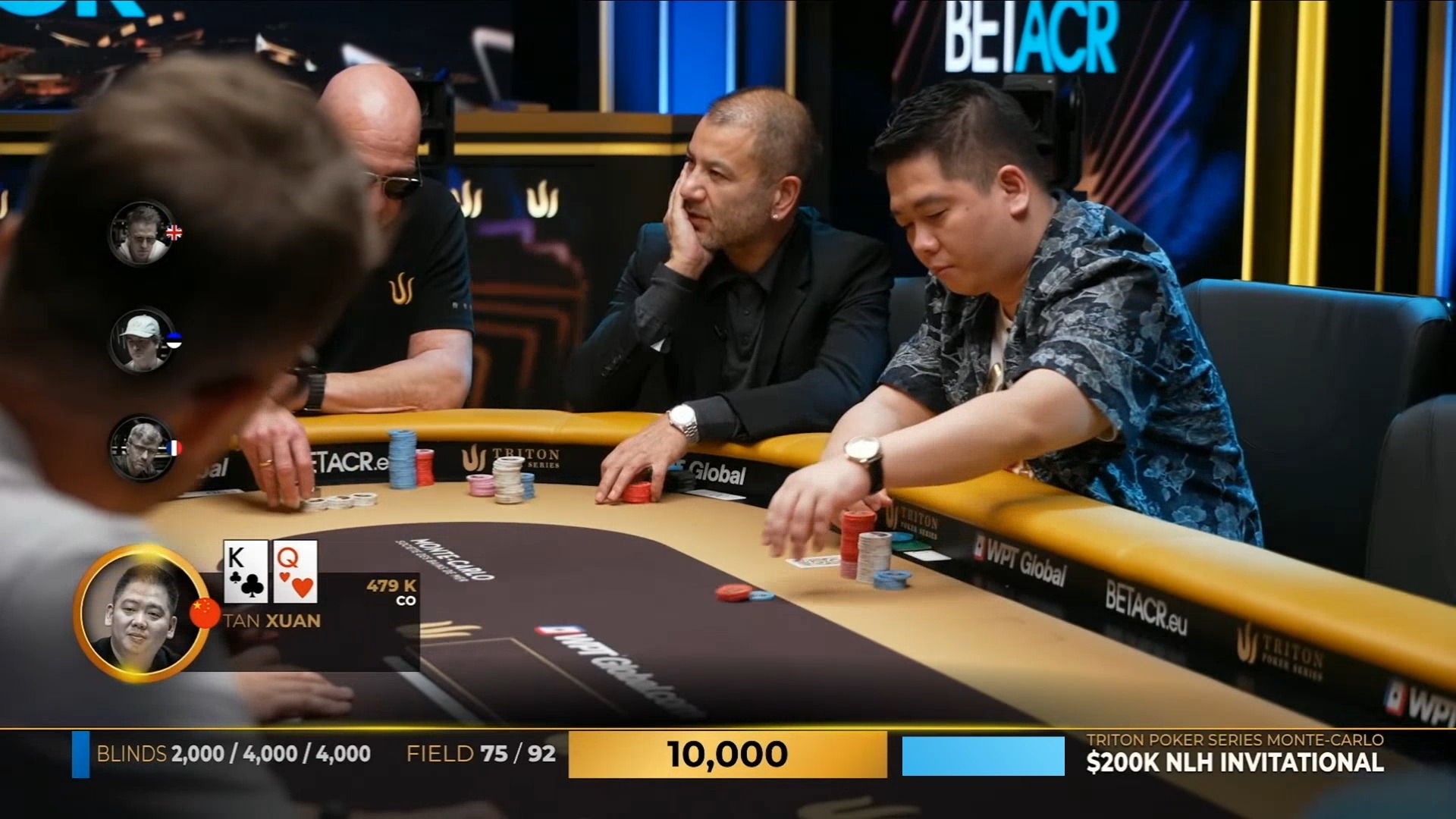 2024.11.7 直播 传奇扑克蒙特卡洛站邀请赛 $200k买入 DAY1 第4集