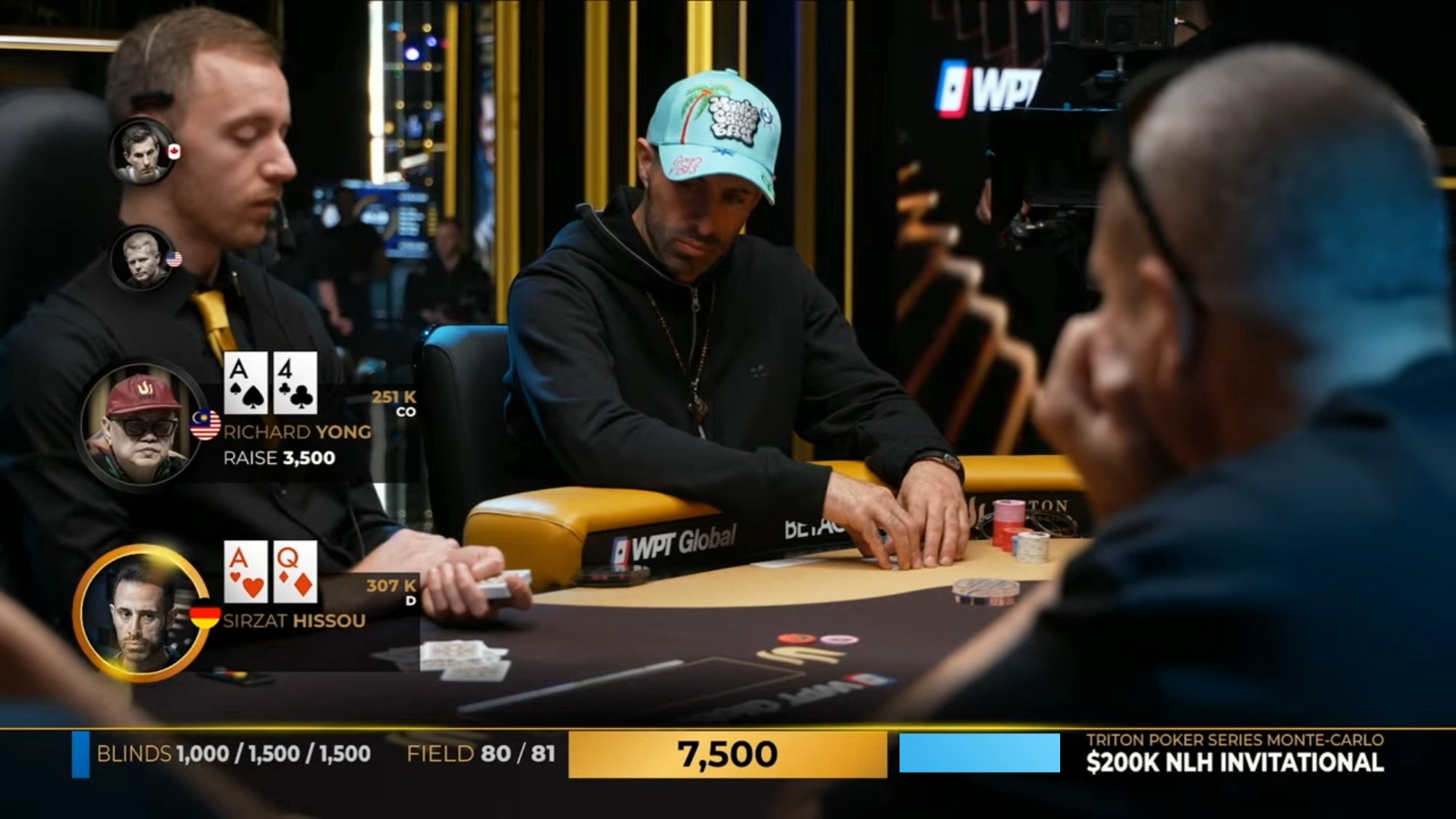 2024.11.7 直播 传奇扑克蒙特卡洛站邀请赛 $200k买入 DAY1 第2集