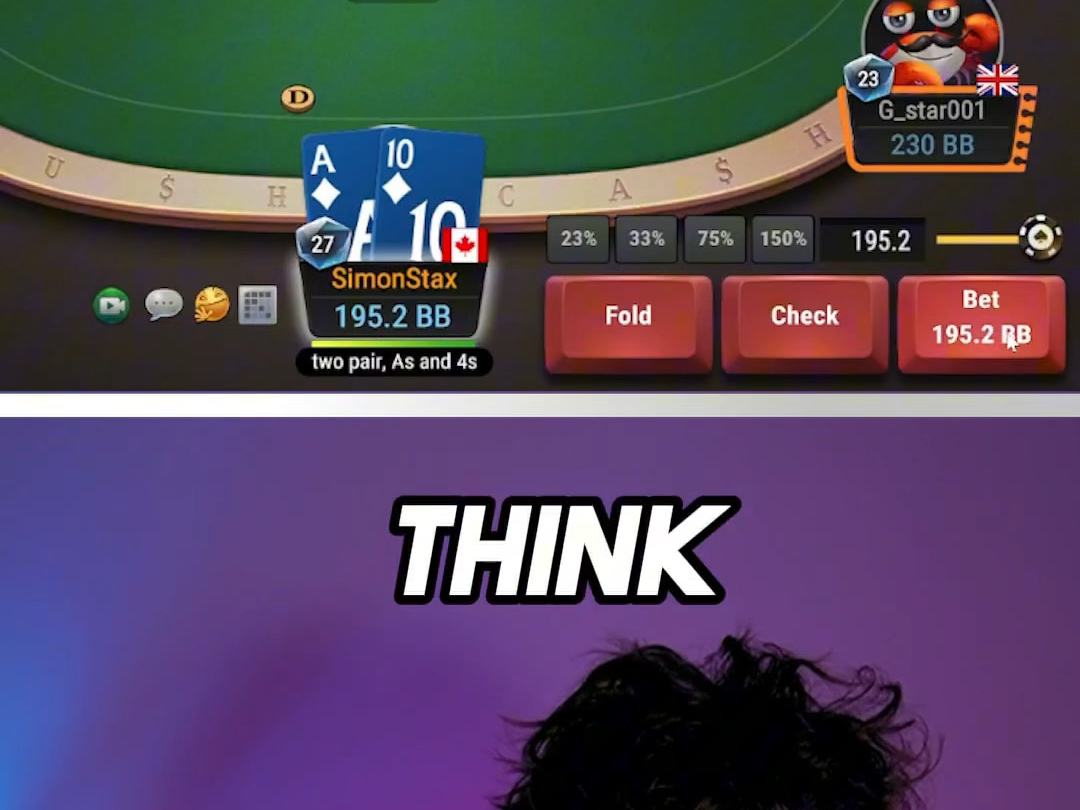 GGpoker 对手是真的令我惊慌失措了，但我真没想到他是这样的手牌