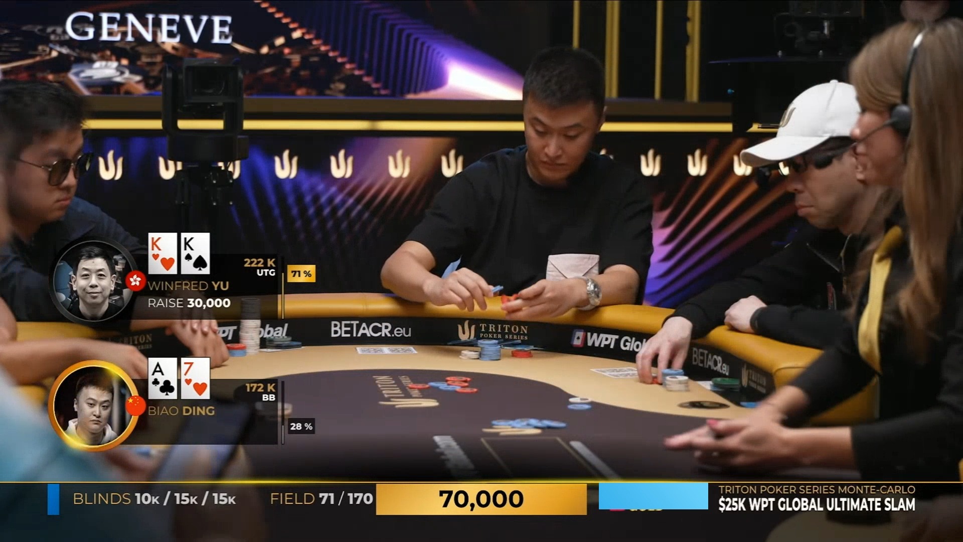 2024.11.1 直播 传奇扑克蒙特卡洛站1#赛事 $25k买入 DAY1 第5集