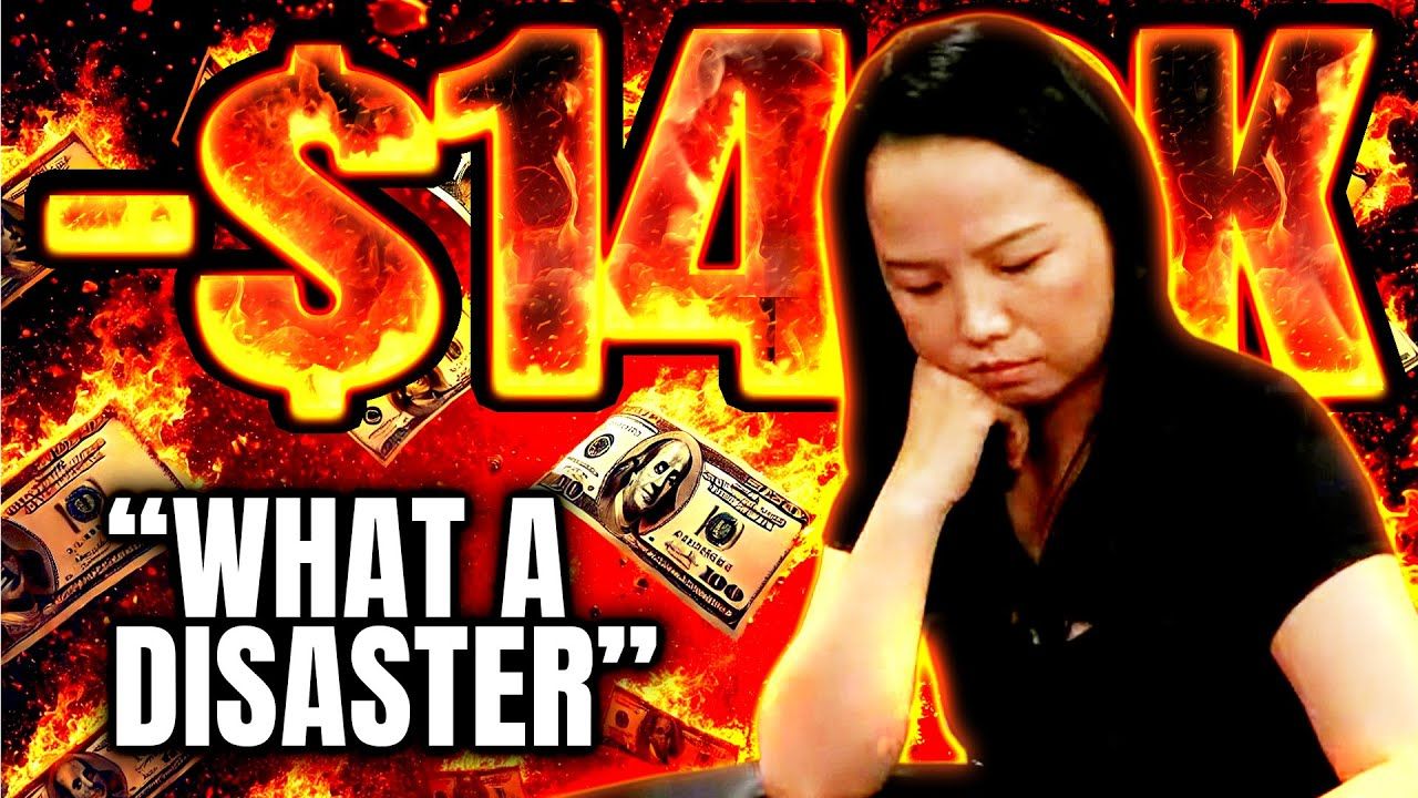 扑克经典综艺《HCL》精彩集锦：爆输$140,000+！Linglin彻底上头了！