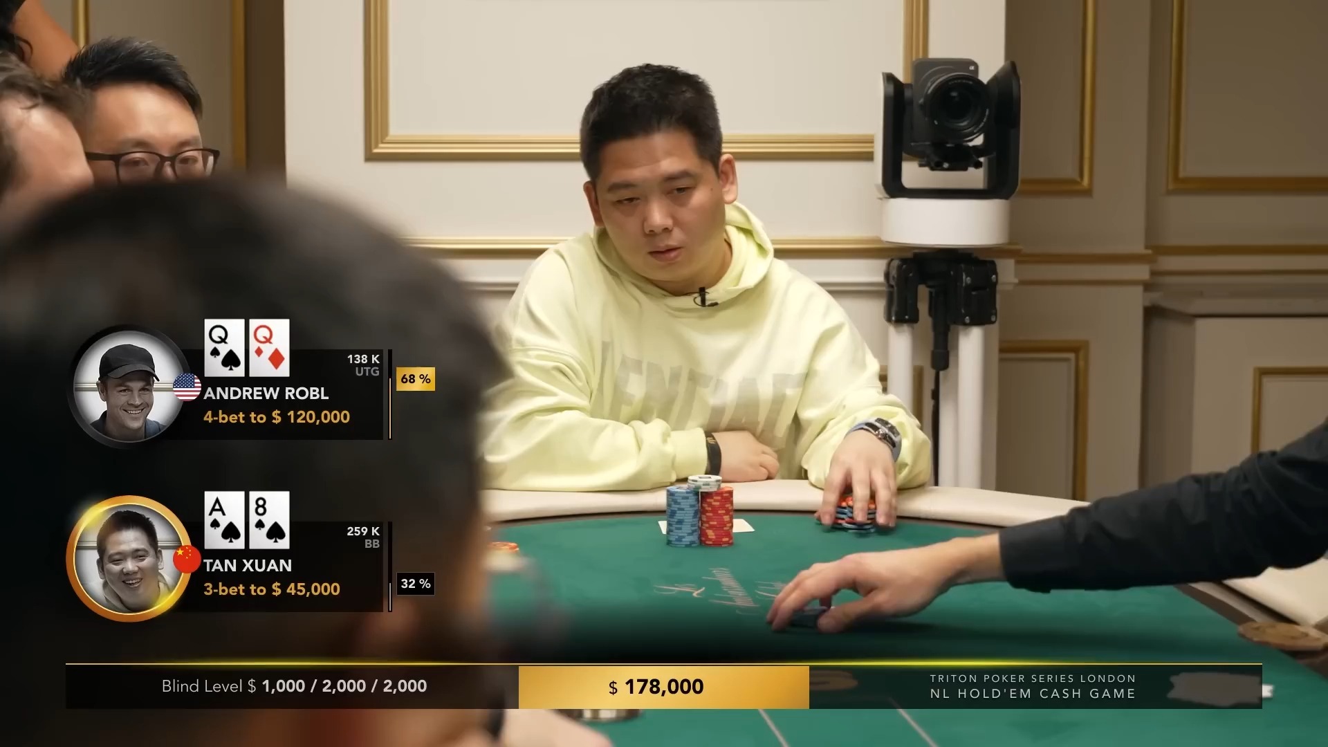 传奇扑克 2023 伦敦站 高额 Part 1