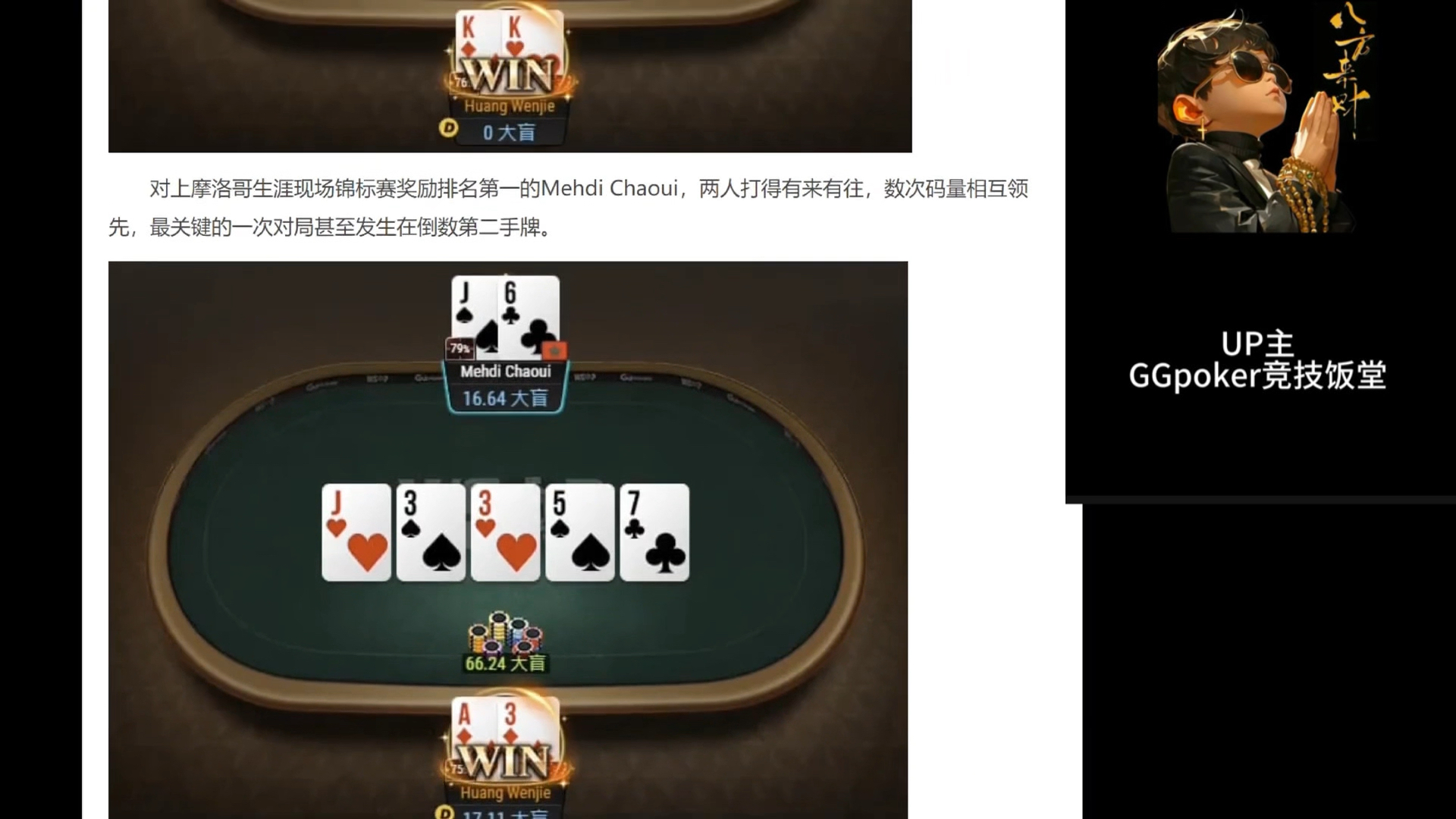 GGpoker 黄文杰线上WSOP单挑赛夺冠
