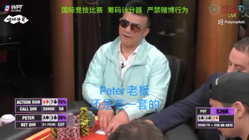 都是高牌，就看谁有胆了