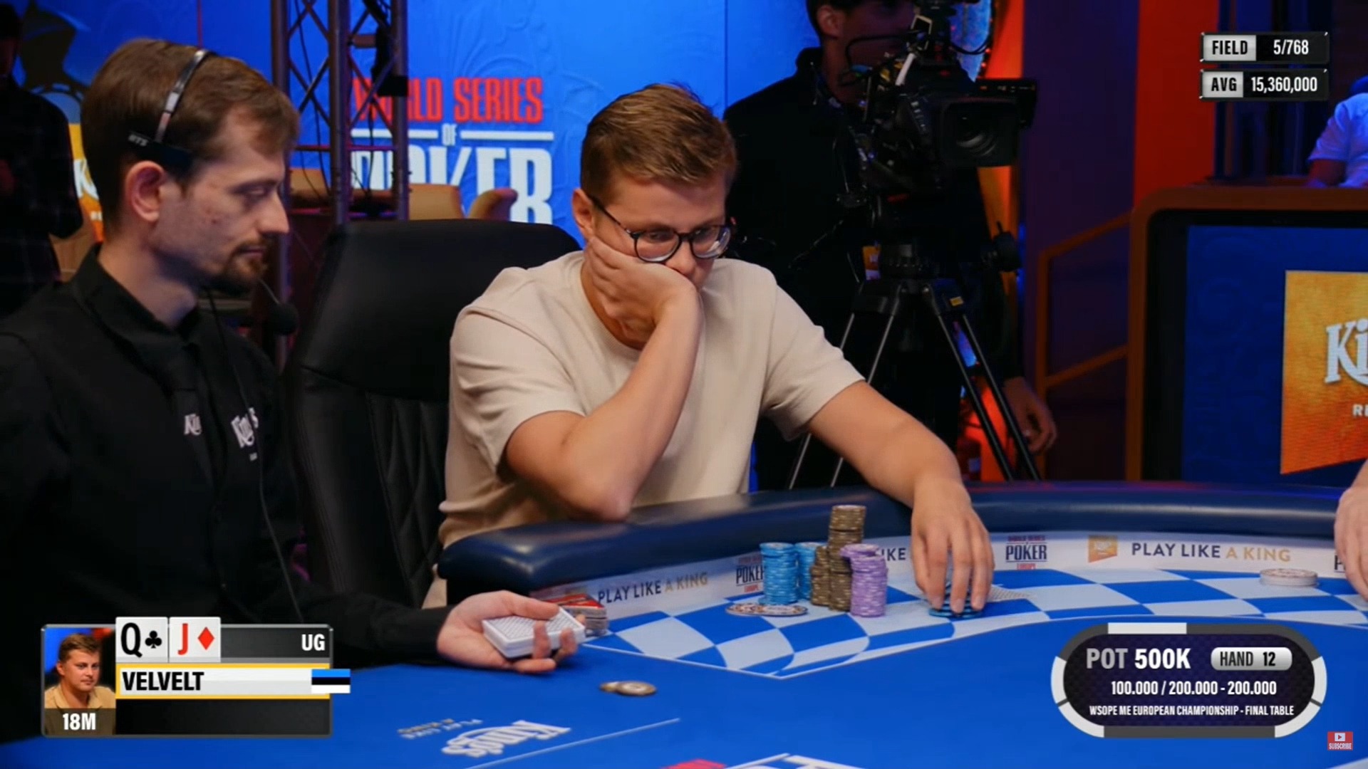 2024.10.10 WSOPE 主赛 决赛桌 第1集