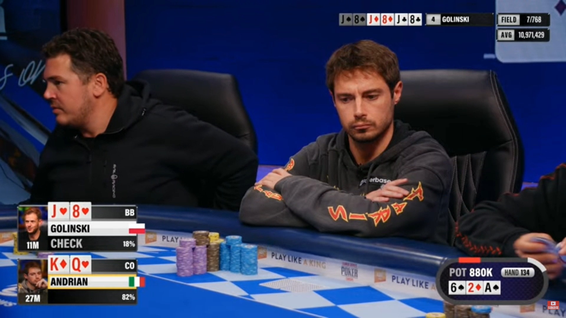 2024.10.9 WSOPE 主赛 DAY4 第4集