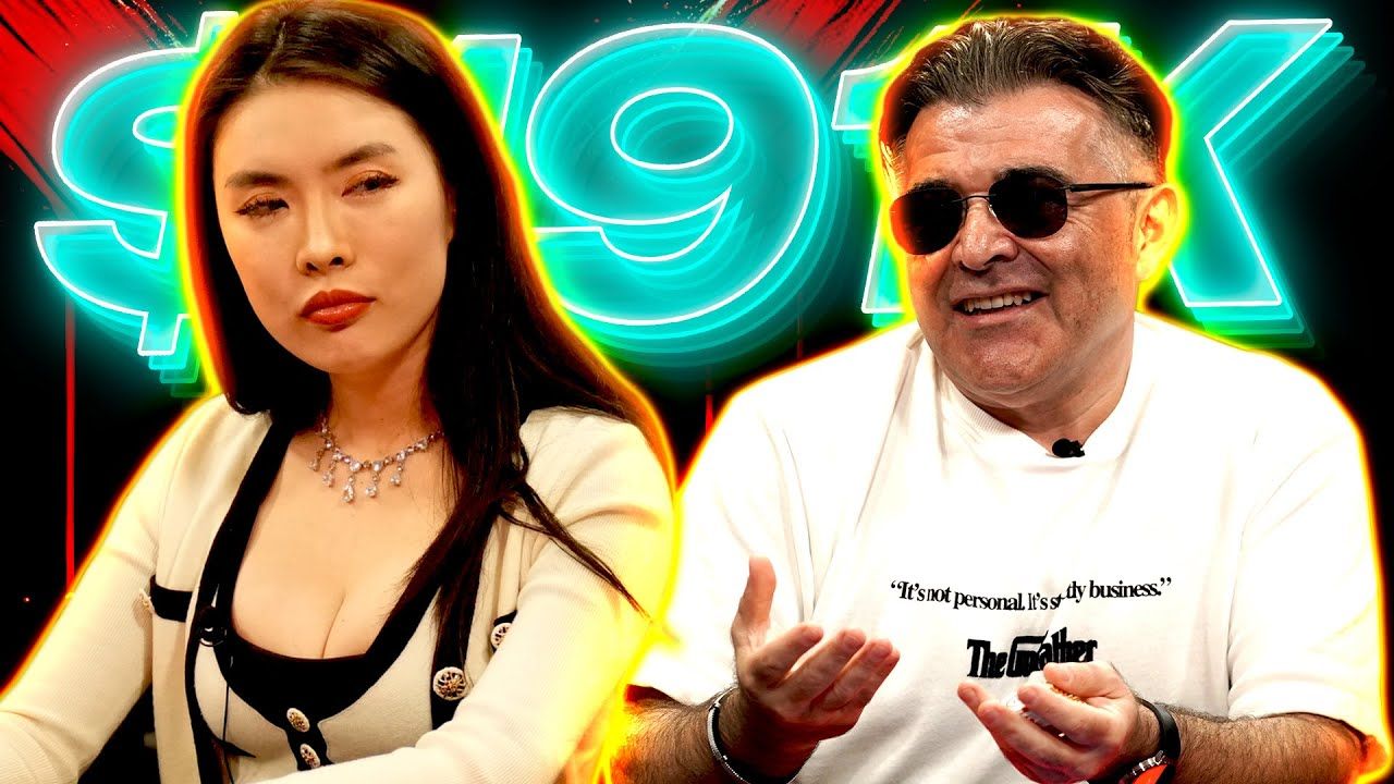 扑克经典综艺《HCL》精彩集锦：$191,000 巨额底池！美女小甜甜大战大叔Mike X