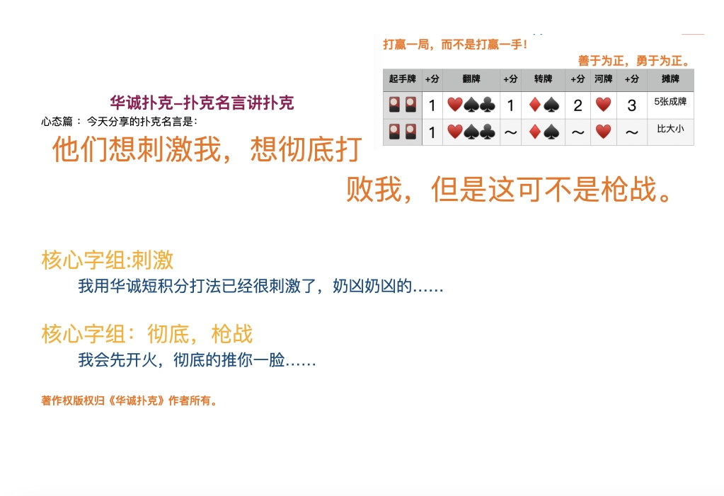 扑克开火