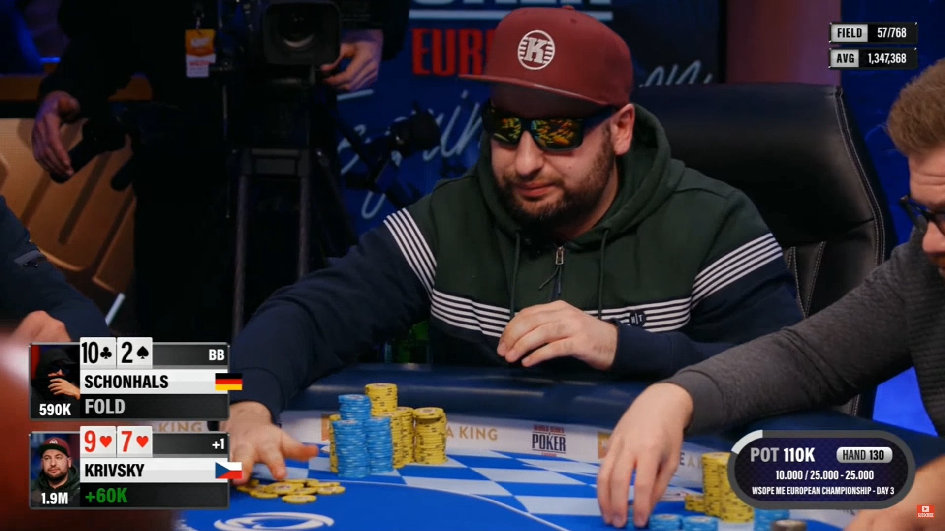 2024.10.8 WSOPE 主赛 DAY3 第4集