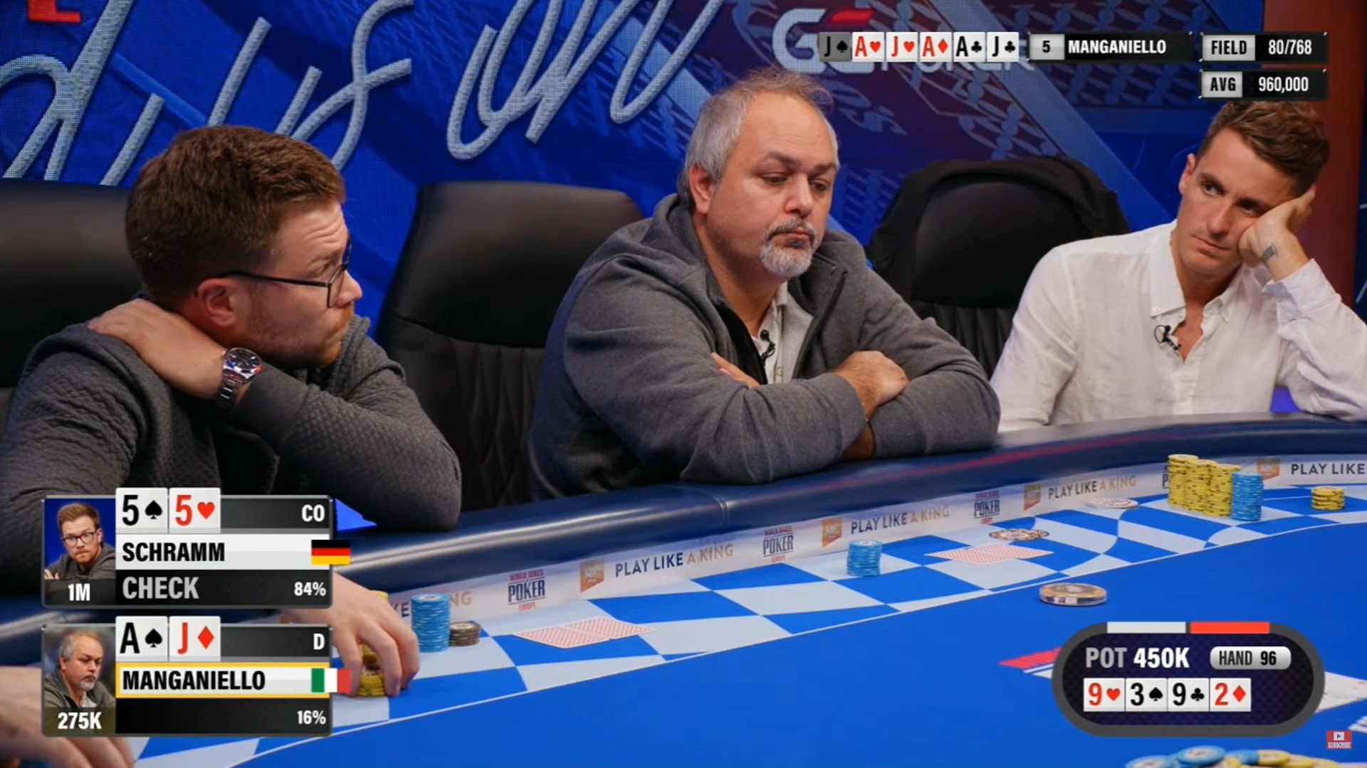 2024.10.8 WSOPE 主赛 DAY3 第3集