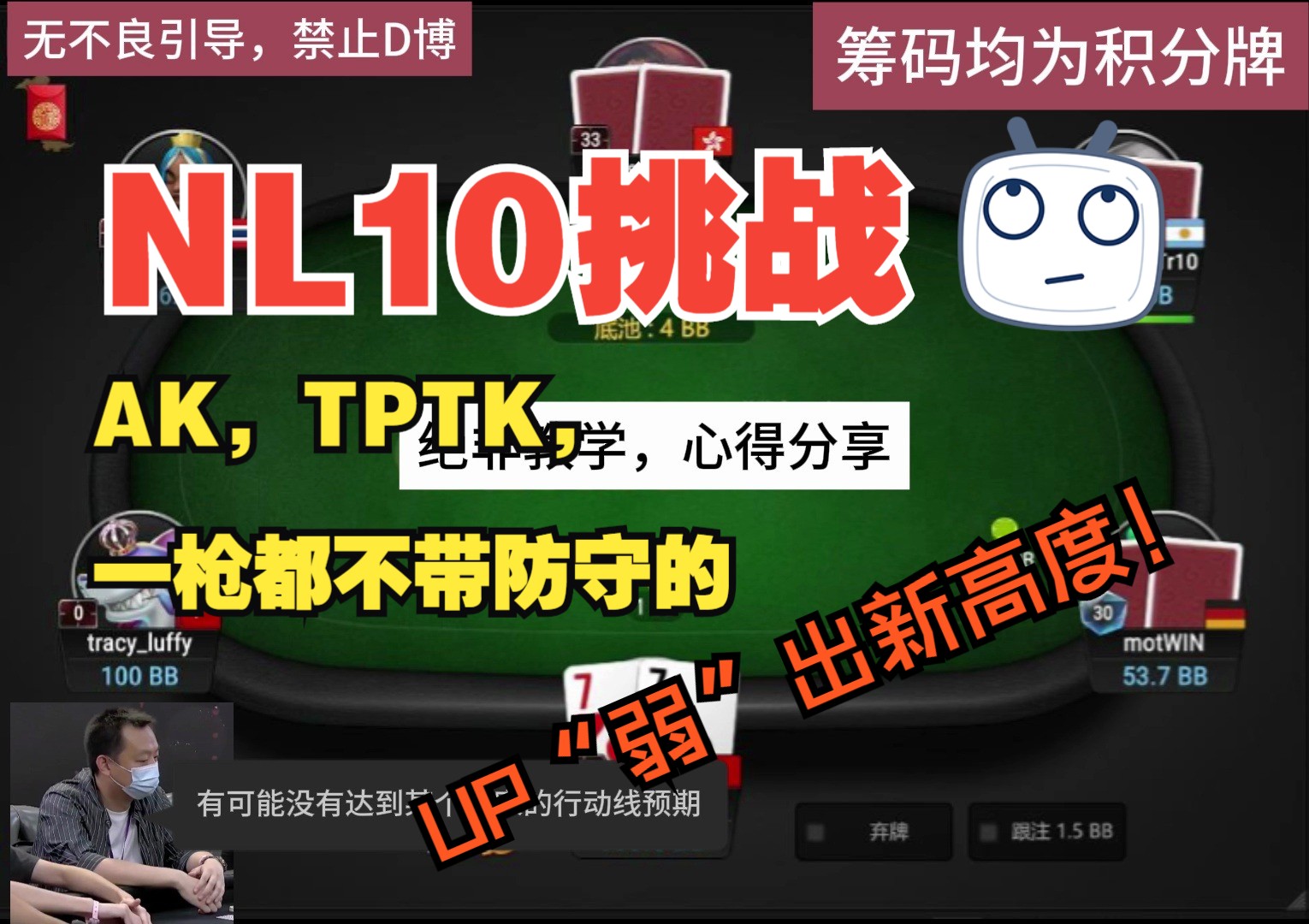 NL10挑战——第五期，AK TPTK，一枪都不带防守，弱出边际了