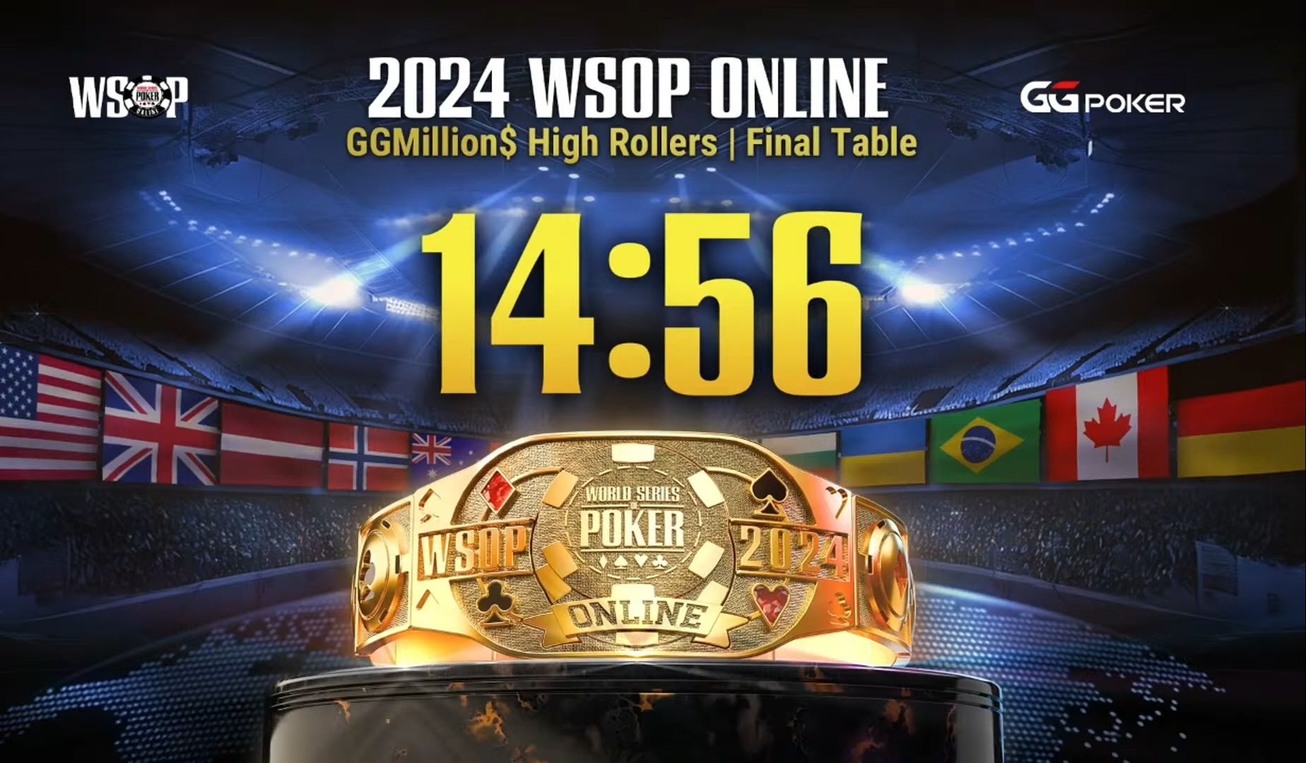 2024 WSOP Online - $10,300 GGMillion$ $14,330,000 Prize pool with Jeff Gross & D