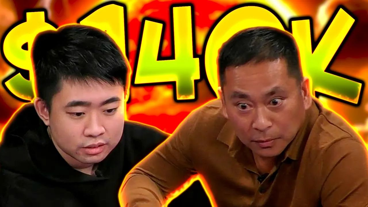 扑克经典综艺《HCL》精彩集锦：$140,000 巨额底池！疯狂的全押对决