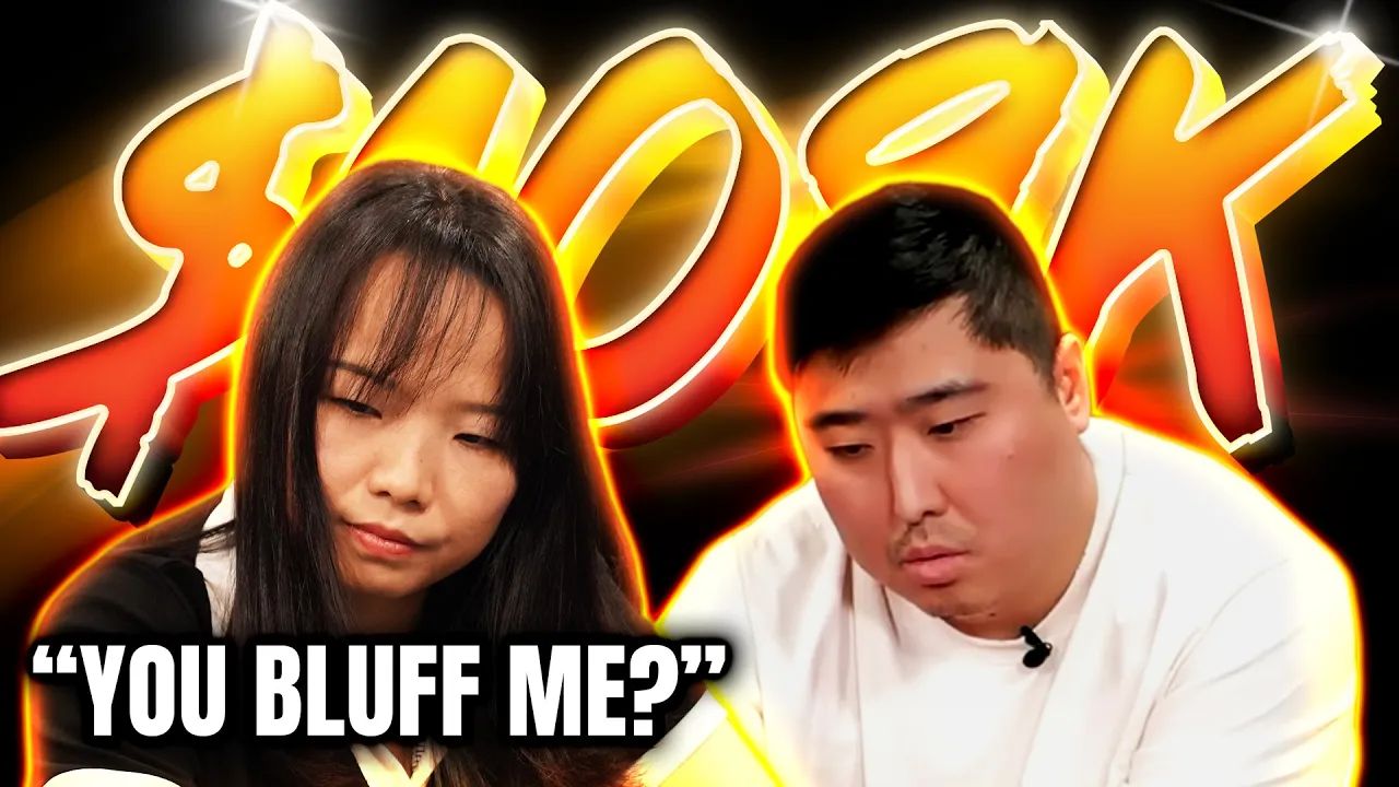 扑克经典综艺《HCL》精彩集锦：$109,000 巨额底池！Linglin 成功抓鸡 Denis