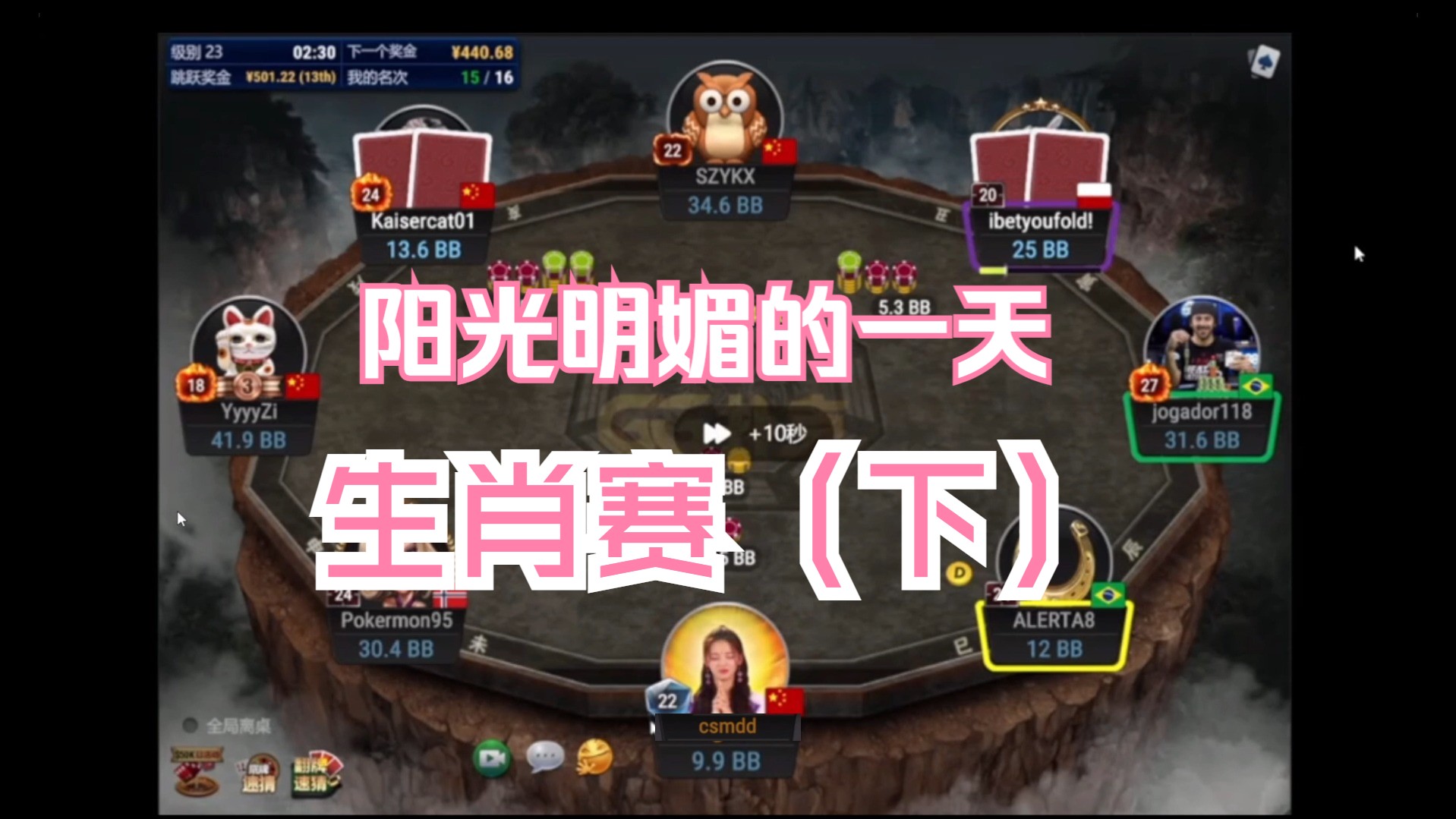 阳光明媚的一天  生肖赛（下）