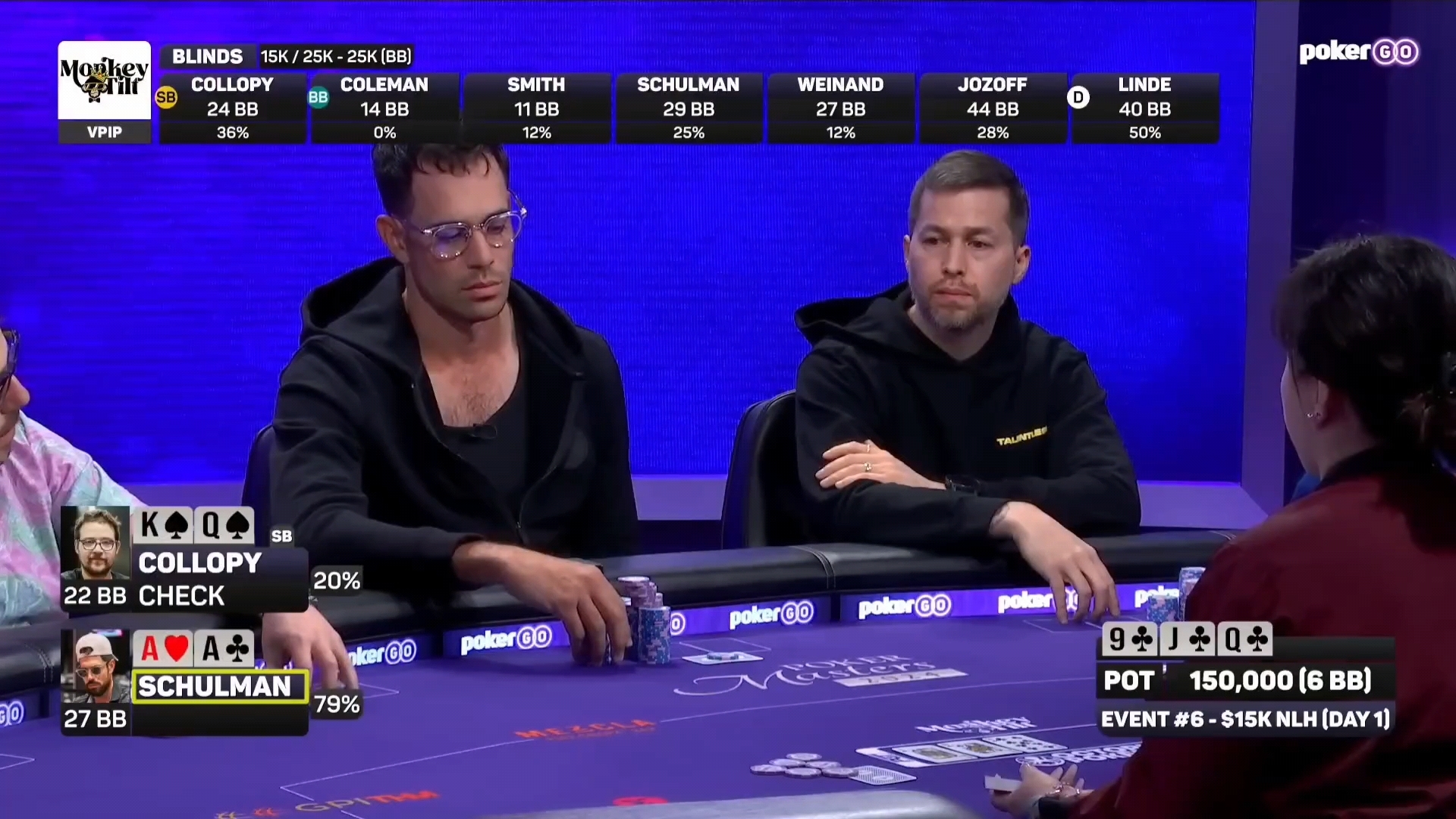 【2024 Pokergo大师赛 赛事6】AA转诈唬?