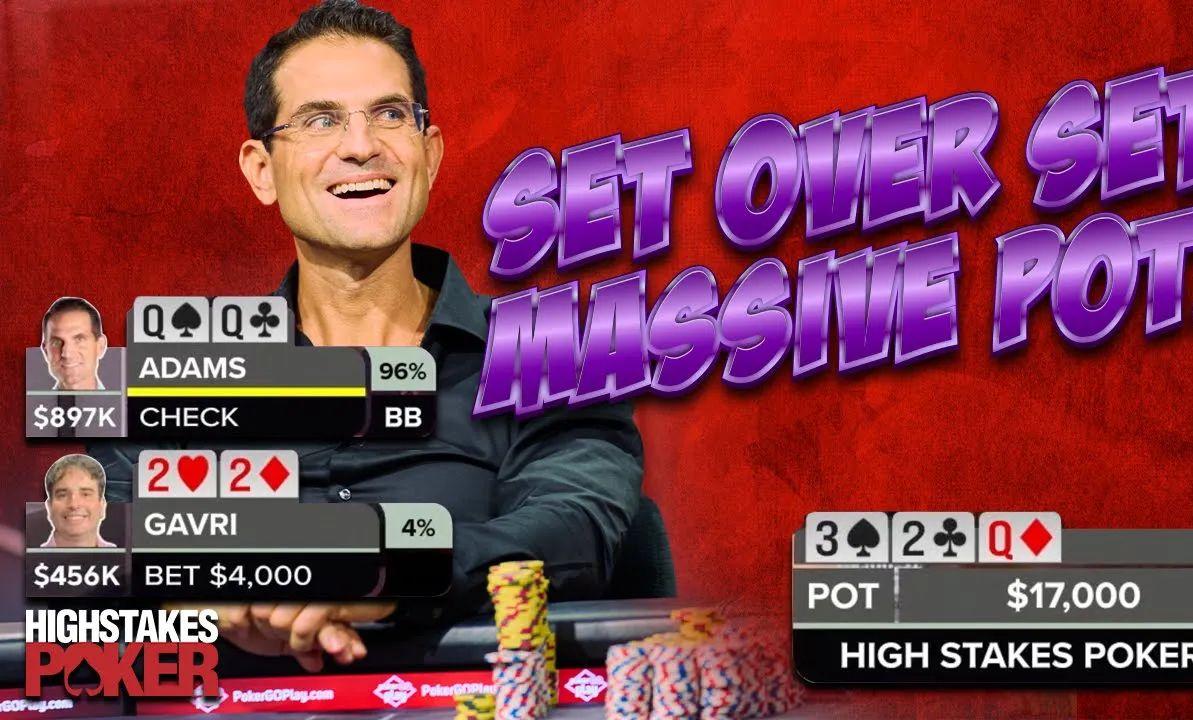 扑克经典综艺《高额德州》精彩集锦：$933,000 超大底池！Set Over Set !