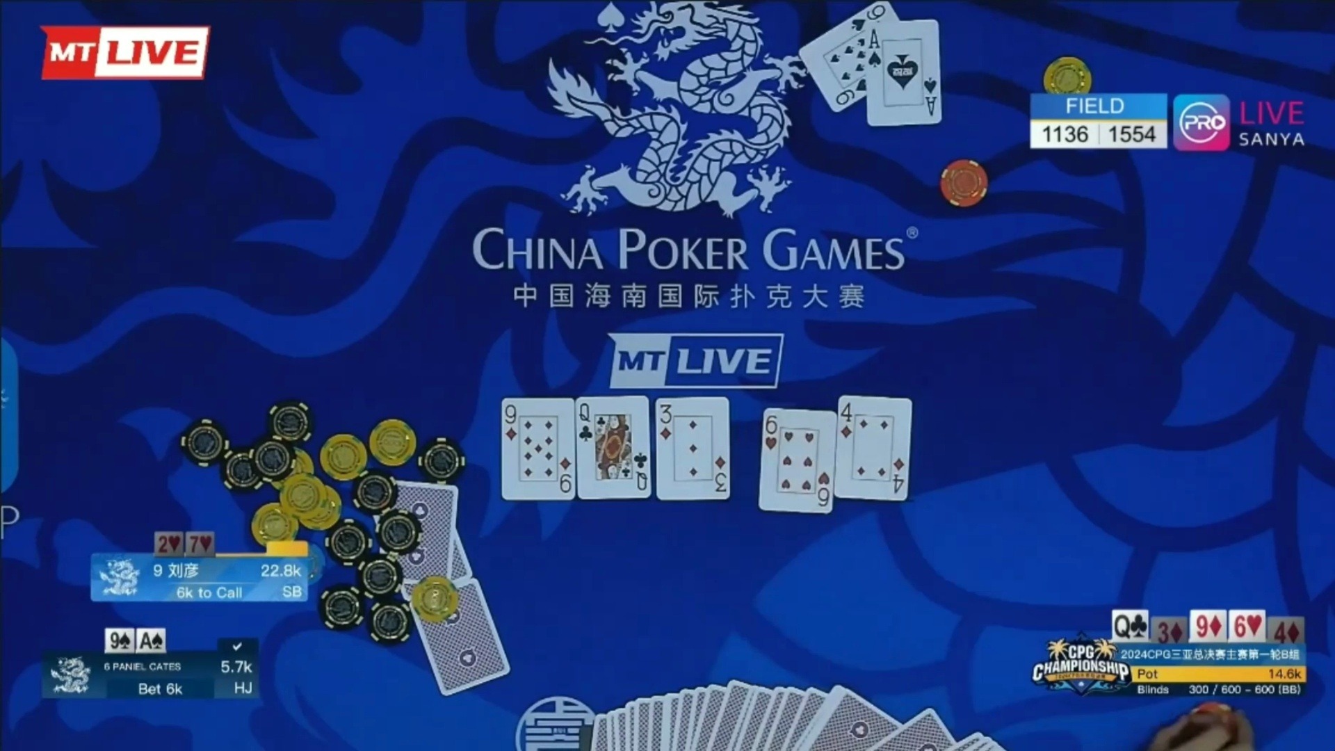 德州扑克海南cpg，老外MTT锦标赛嘎嘎乱秀